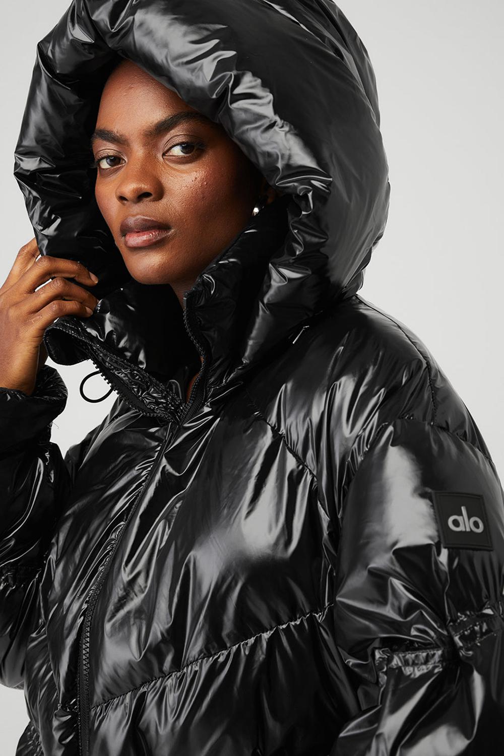Black Alo Yoga Stunner Women Jacket | KSA  JTE316978