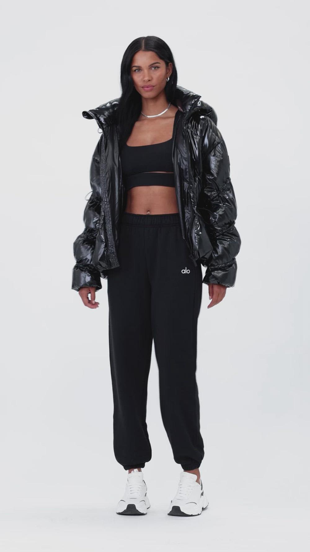 Black Alo Yoga Stunner Women Jacket | KSA  JTE316978