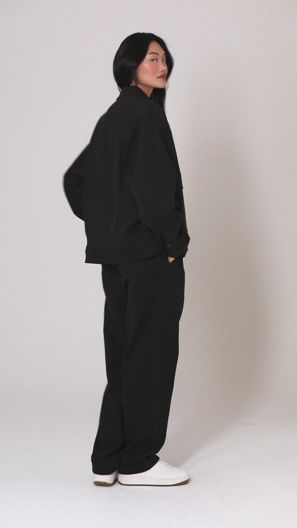 Black Alo Yoga Unisex One Up Women Jacket | KSA  PYF265019
