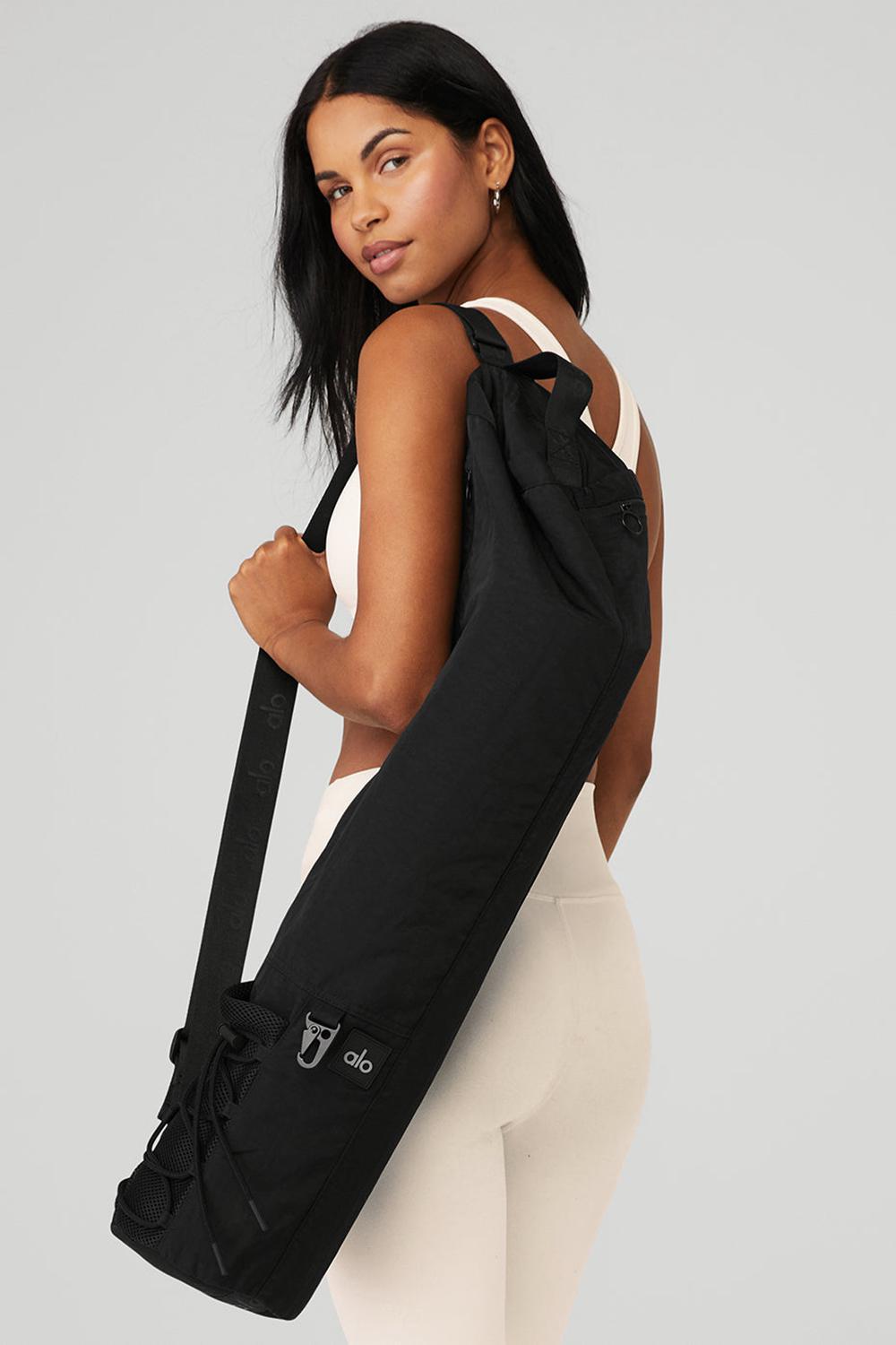 Black Alo Yoga Women Mat Bag | KSA  BVP176480