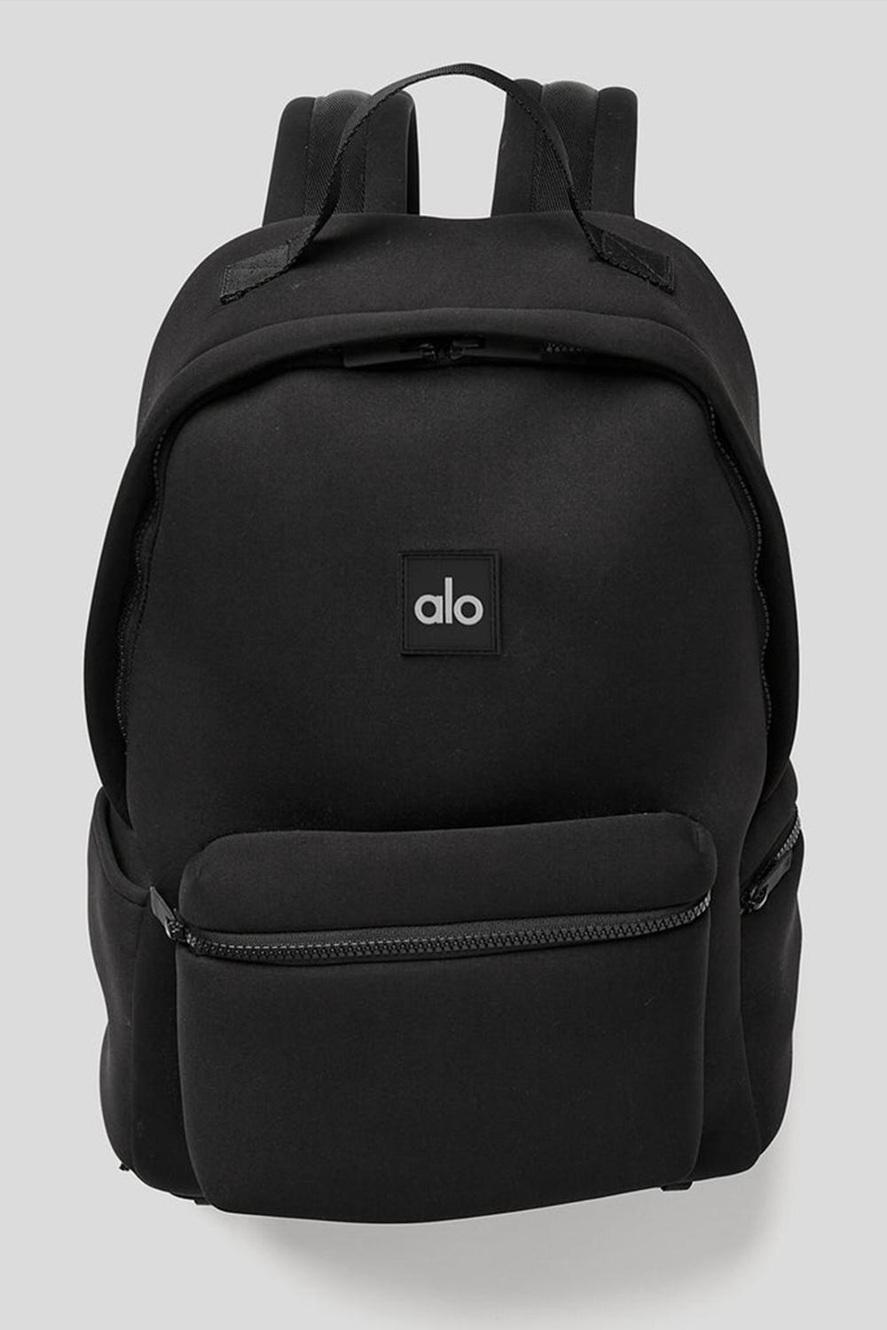 Black / Silver Alo Yoga Stow Women Backpack | KSA  TFP739641