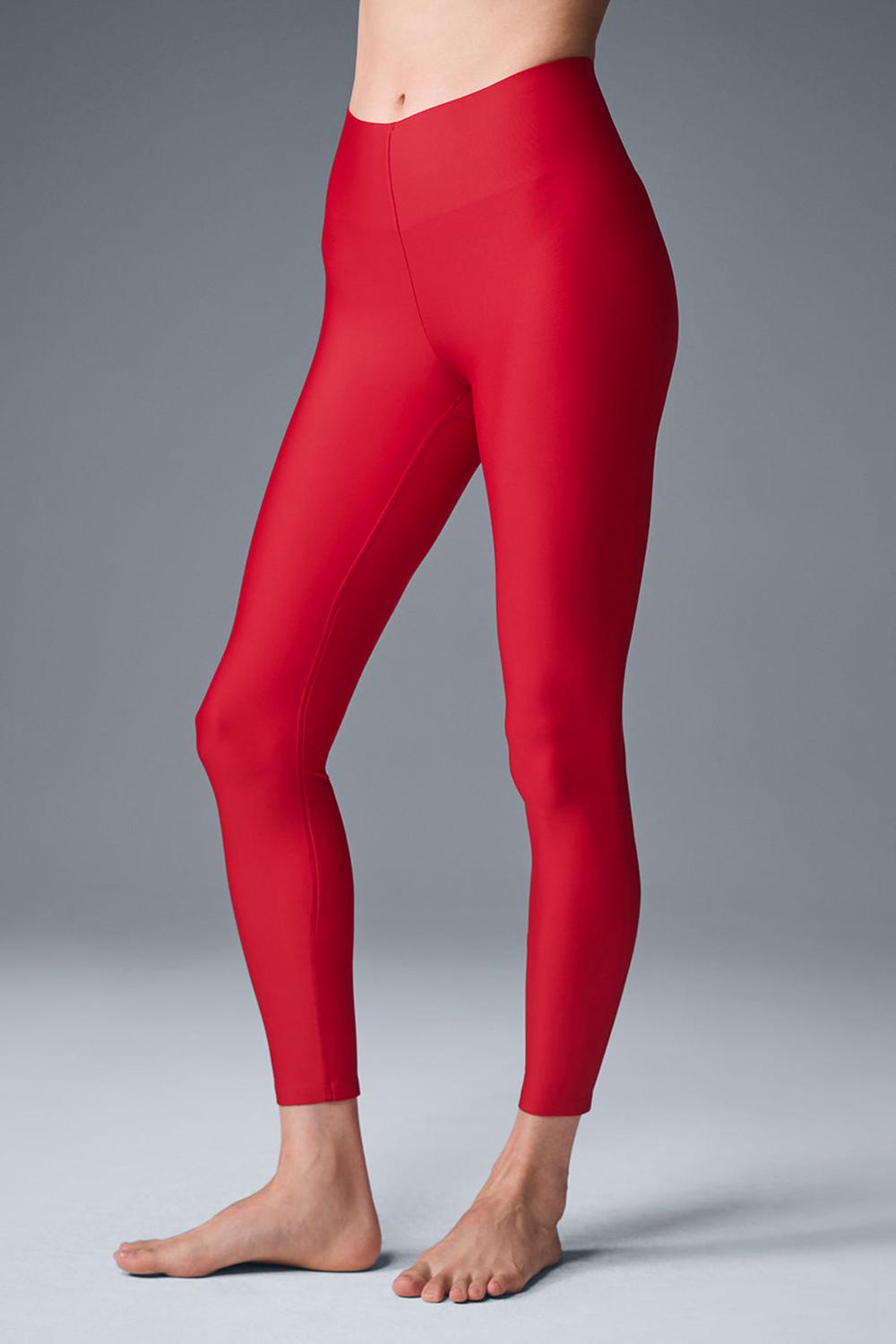 Bold Red Alo Yoga Airlift Strength Extreme High-Waist 7/8 Women Legging | KSA  BDV534106