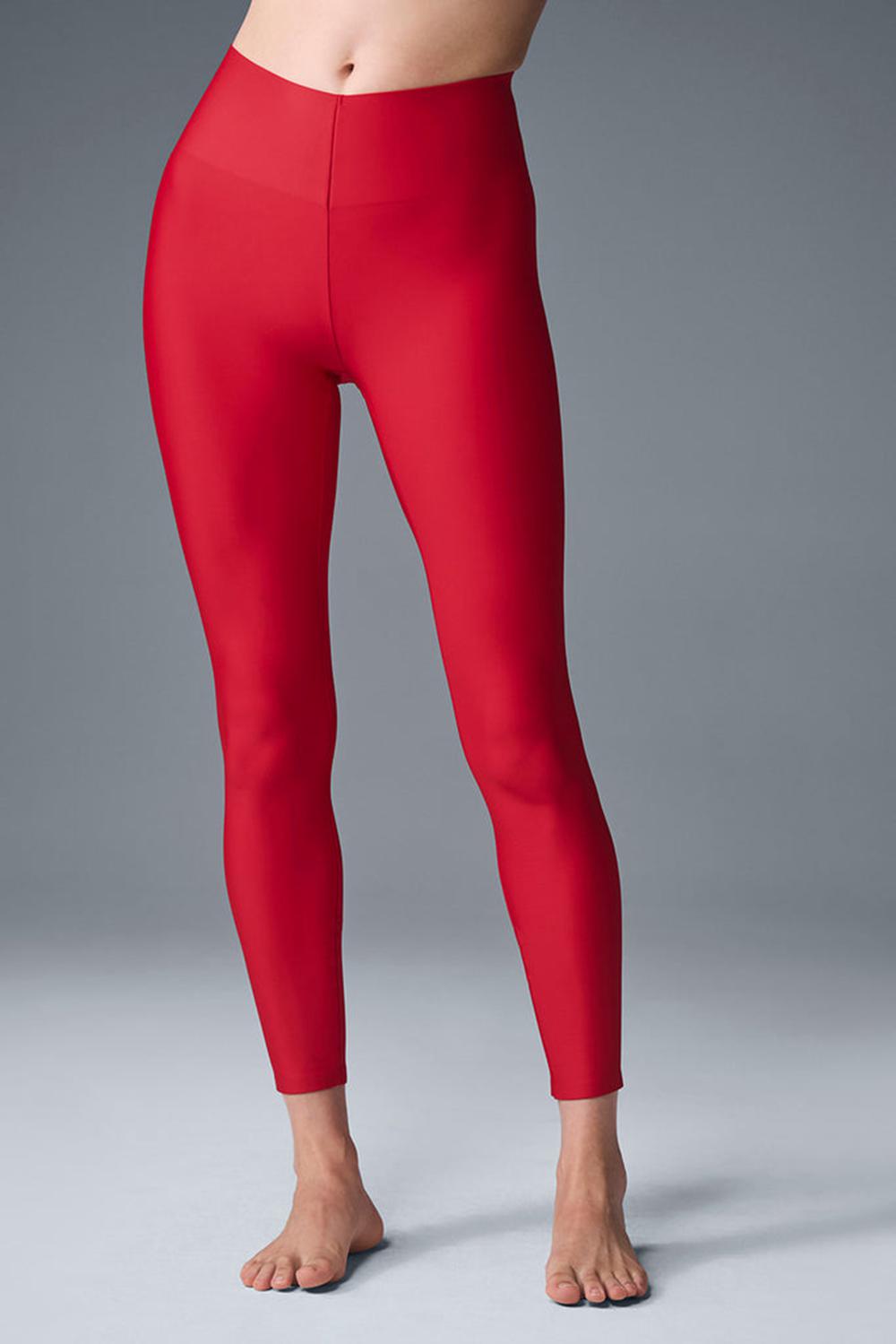 Bold Red Alo Yoga Airlift Strength Extreme High-Waist 7/8 Women Legging | KSA  BDV534106