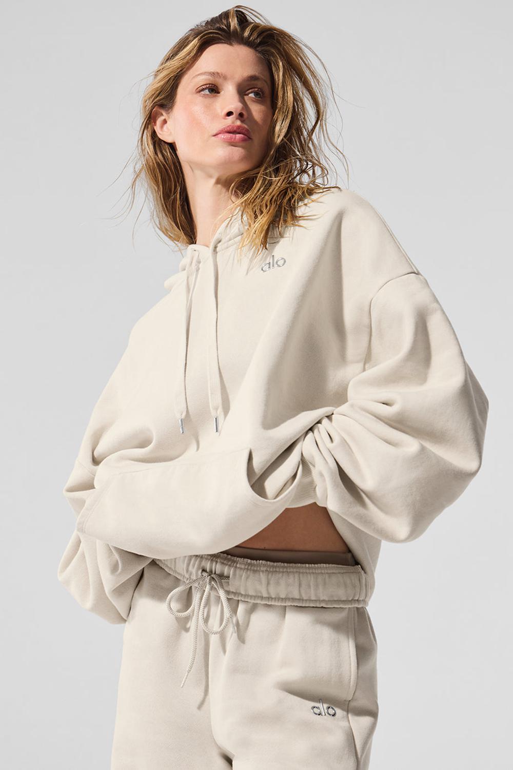 Bone Alo Yoga Accolade Women Hoodie | KSA  USD956041