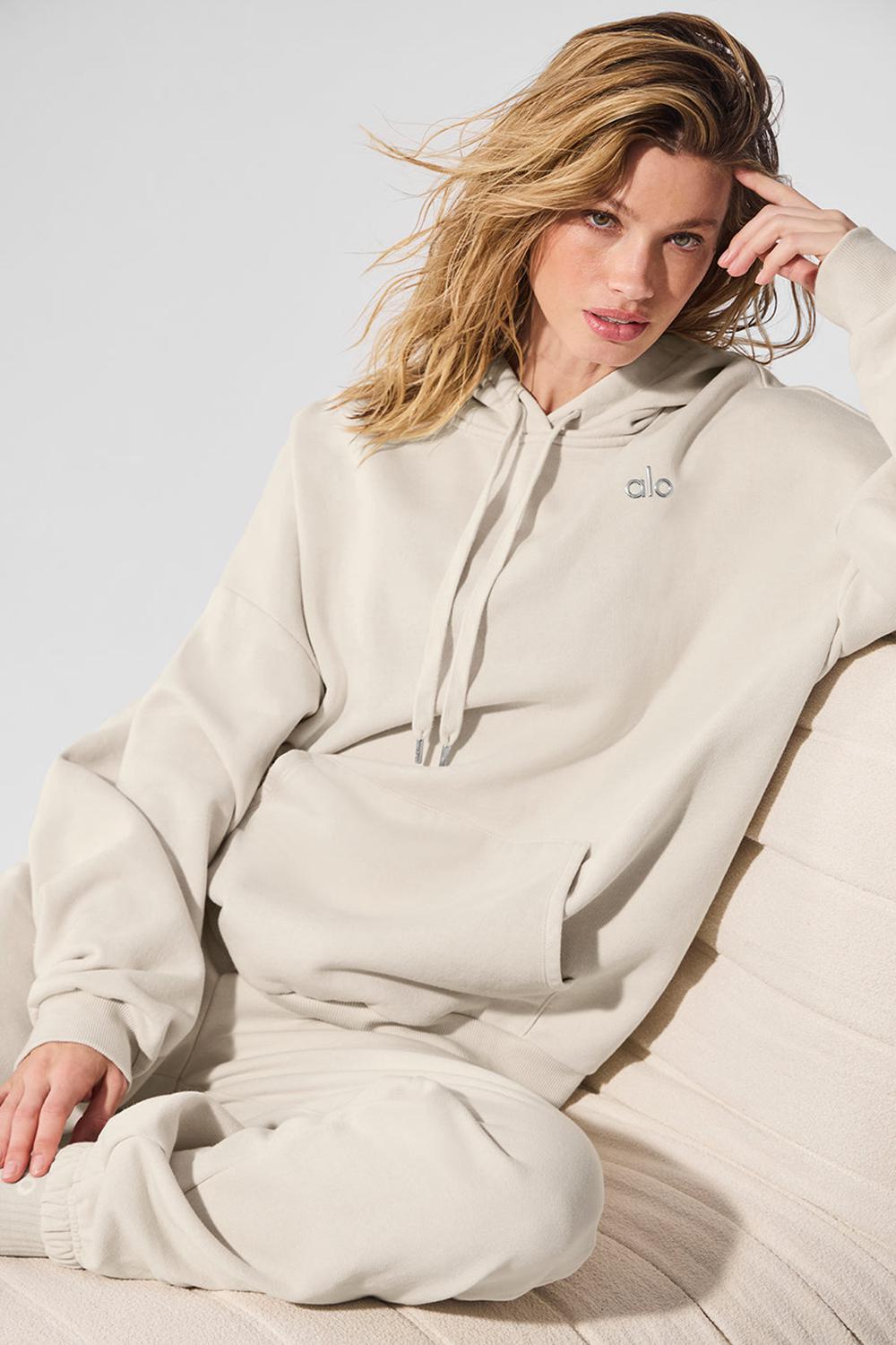 Bone Alo Yoga Accolade Women Hoodie | KSA  USD956041