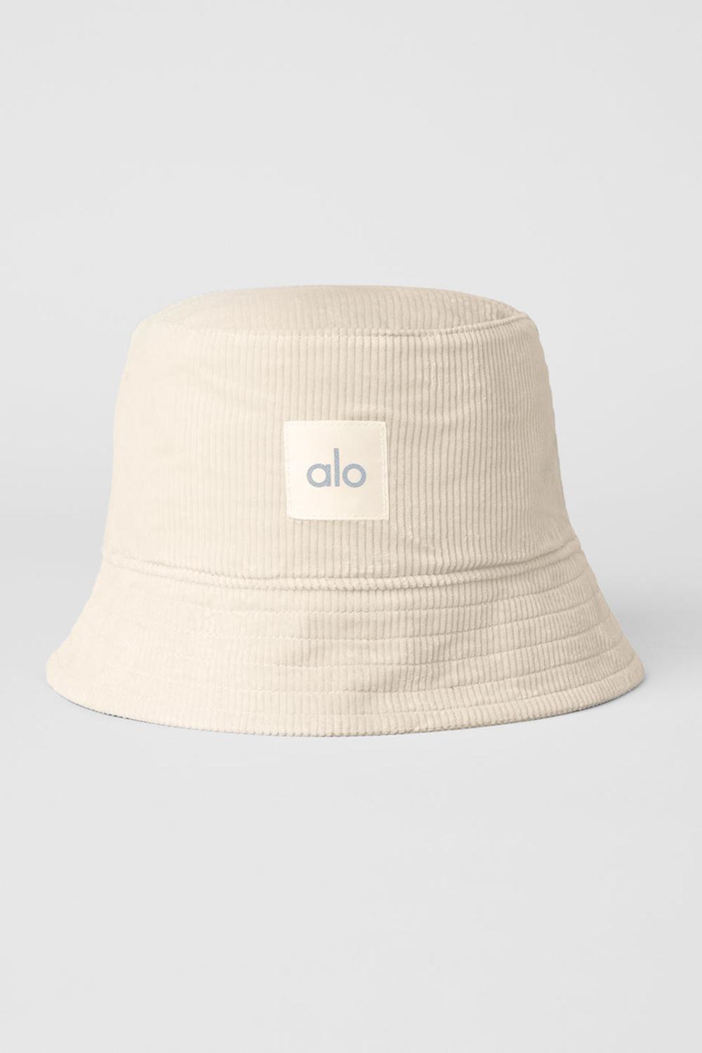 Bone Alo Yoga Corduroy Neighborhood Women Bucket Hat | KSA  XHP820374