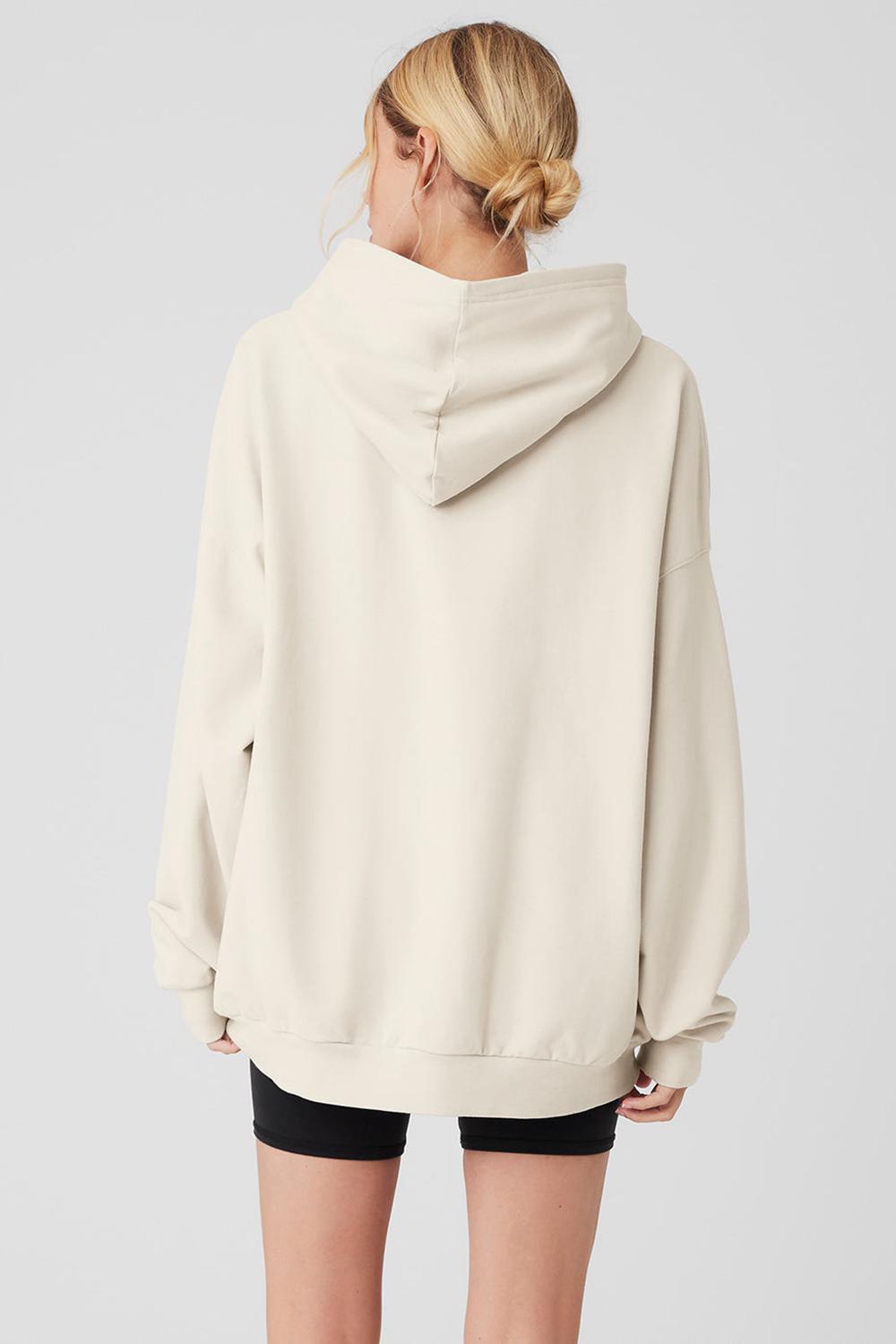 Bone Alo Yoga Double Take Women Hoodie | KSA  EBH429051