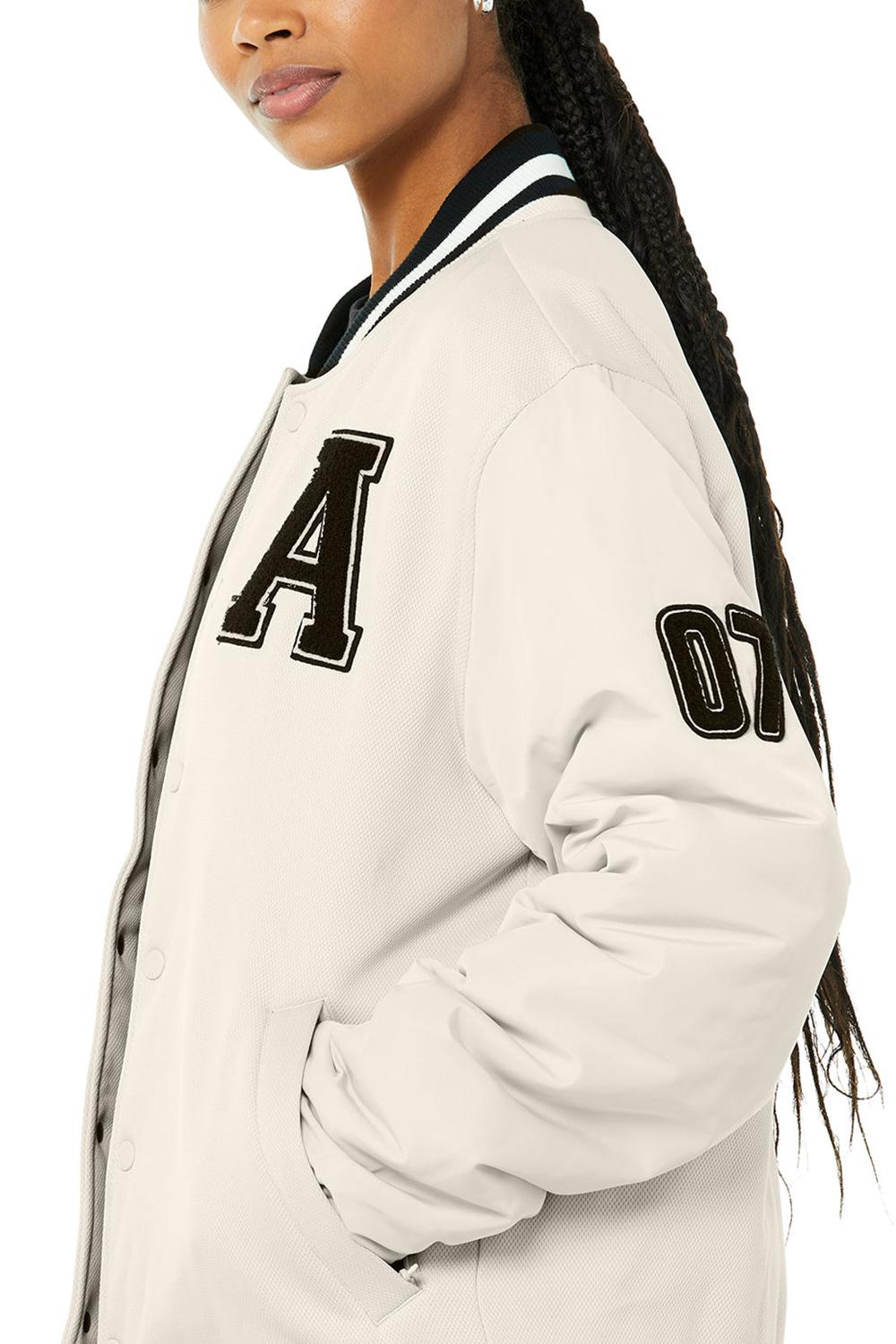 Bone Alo Yoga G.O.A.T Women Jacket | KSA  WEX932187
