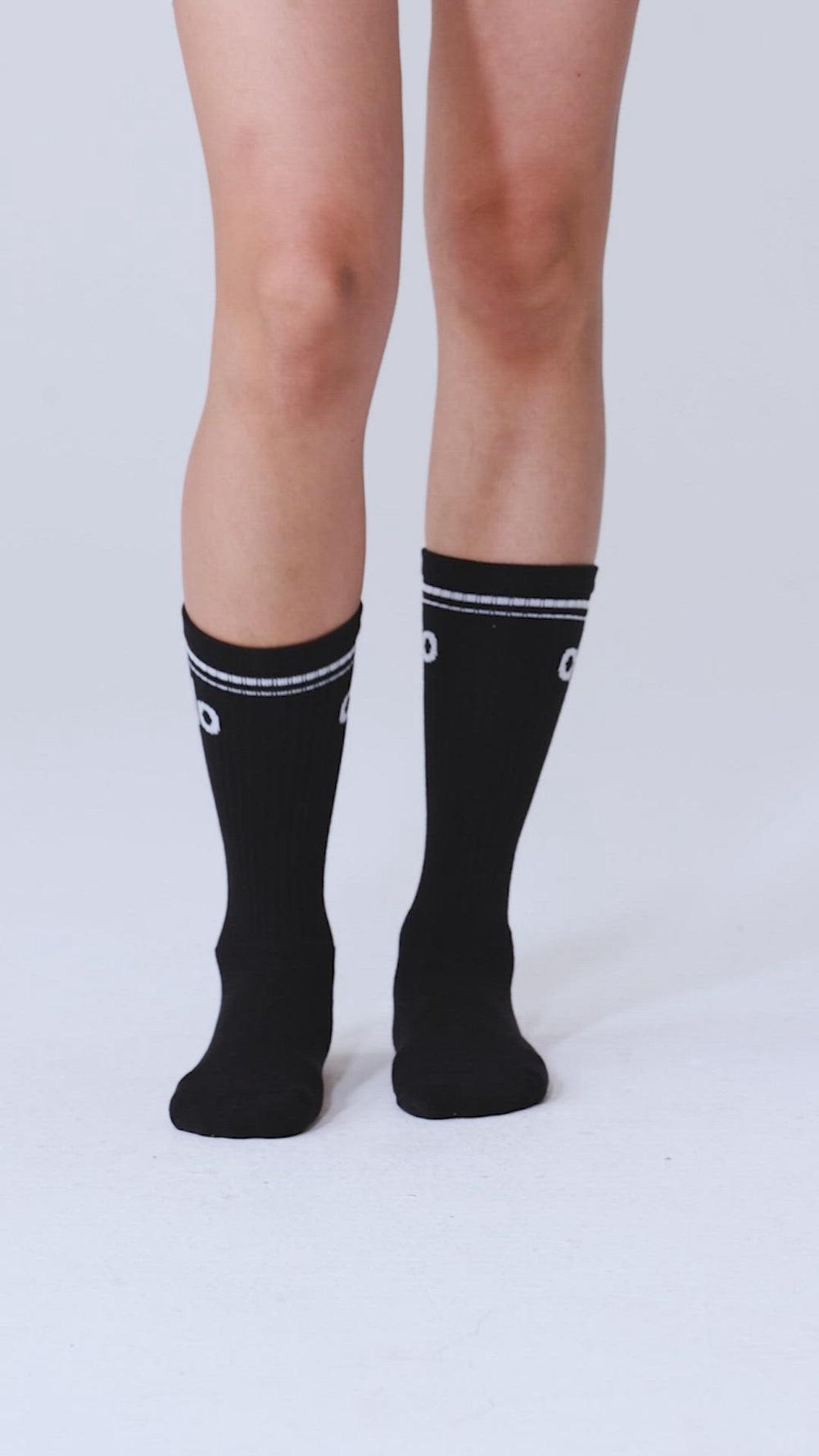 Bone / White Alo Yoga Unisex Throwback Women Sock | KSA  ZRN036581