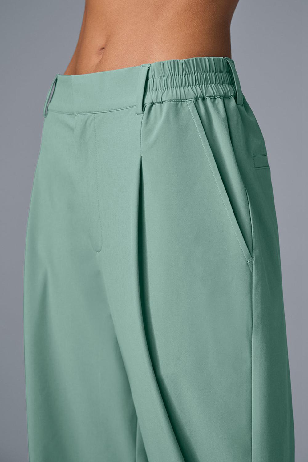 Botanical Green Alo Yoga High-Waist Pursuit (Regular) Women Pant | KSA  QDR360517