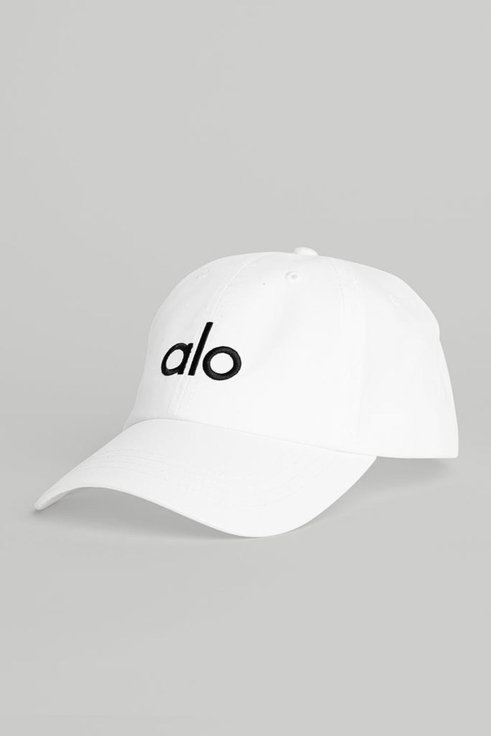 Bright White / Black Alo Yoga Off-Duty Men Cap | KSA  WIX642017