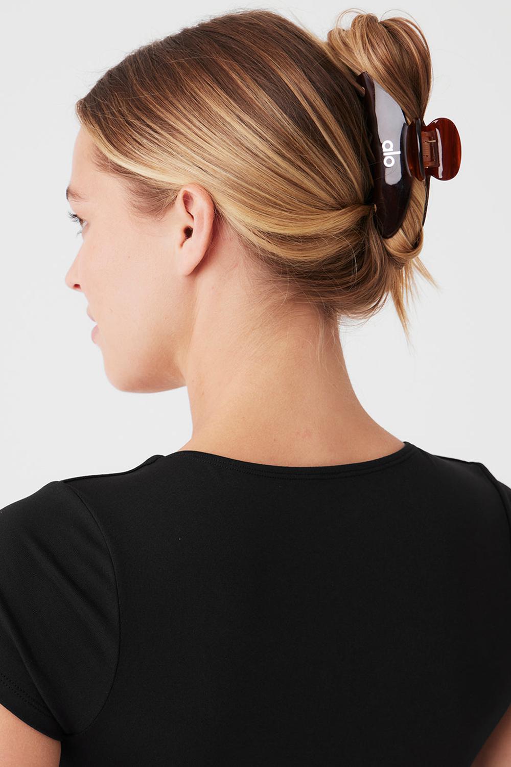 Brown Tortoise Alo Yoga 90's Claw Clip Women Hair Claw | KSA  NOP130986