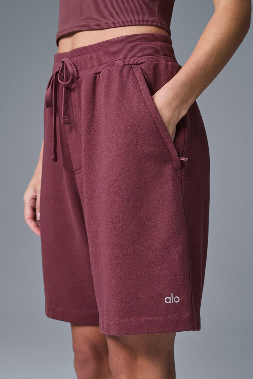 Burgundy Truffle Alo Yoga Chill Women Short | KSA  CGZ803219