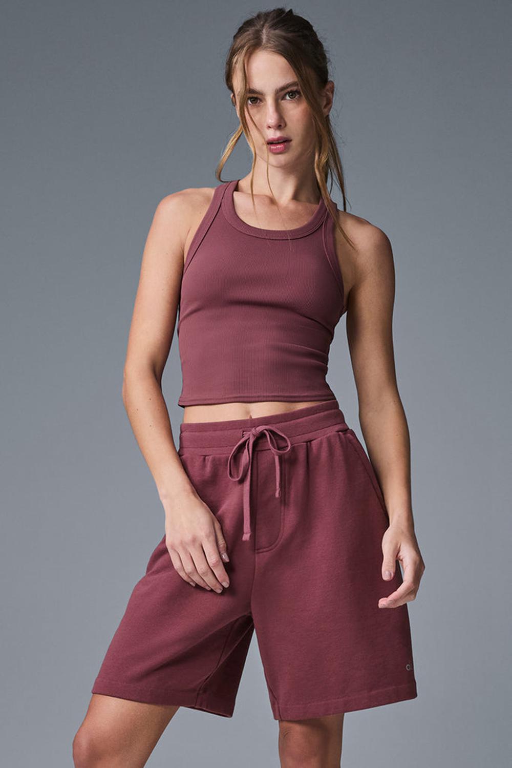 Burgundy Truffle Alo Yoga Chill Women Short | KSA  CGZ803219