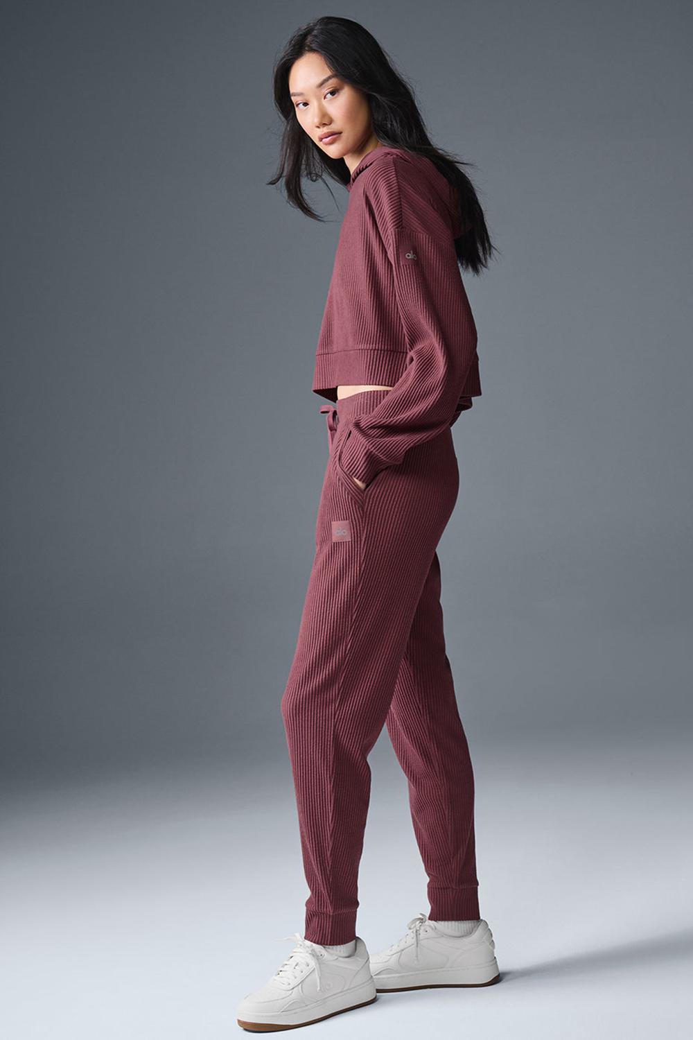 Burgundy Truffle Alo Yoga Muse Women Sweatpant | KSA  QIR975483