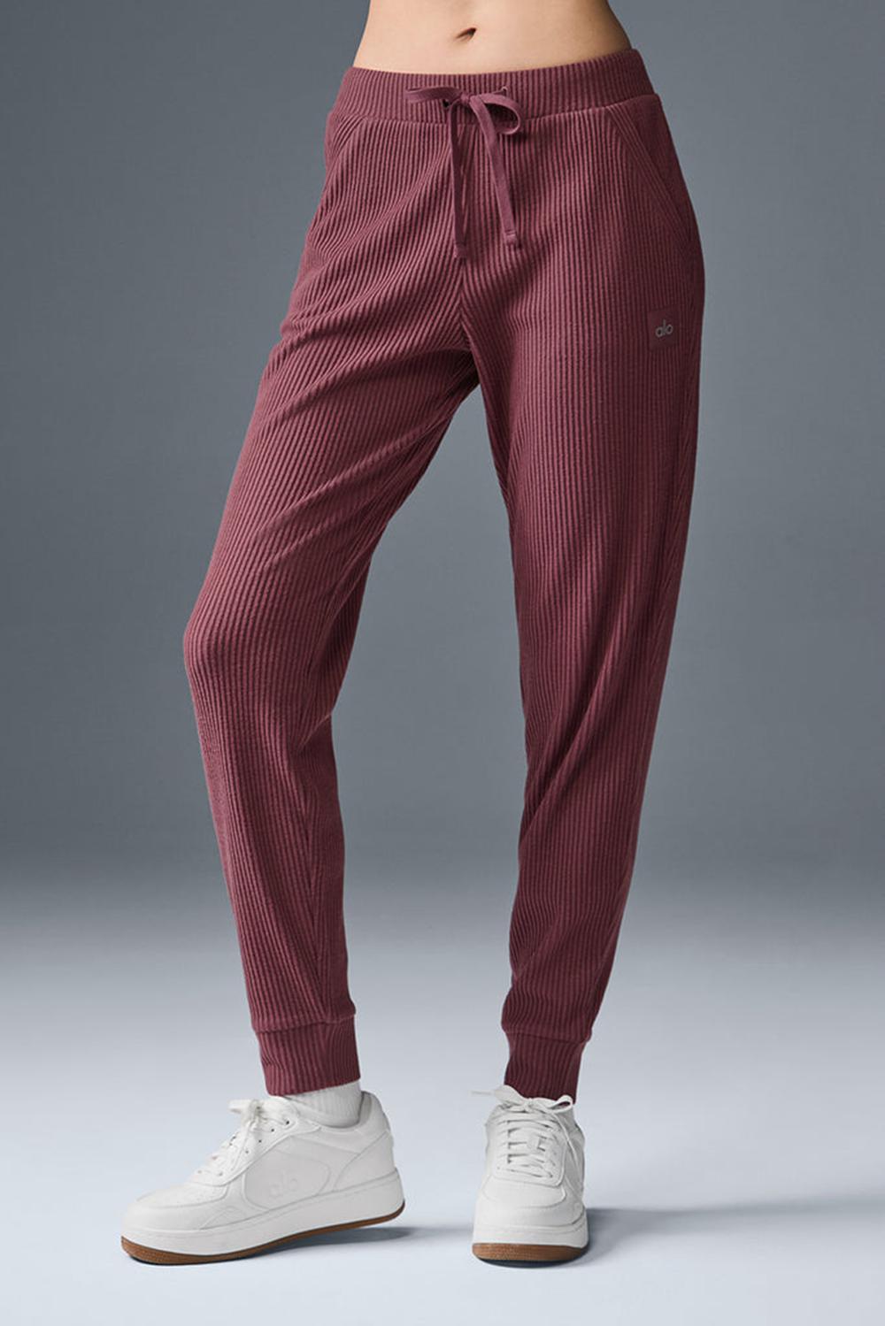 Burgundy Truffle Alo Yoga Muse Women Sweatpant | KSA  QIR975483