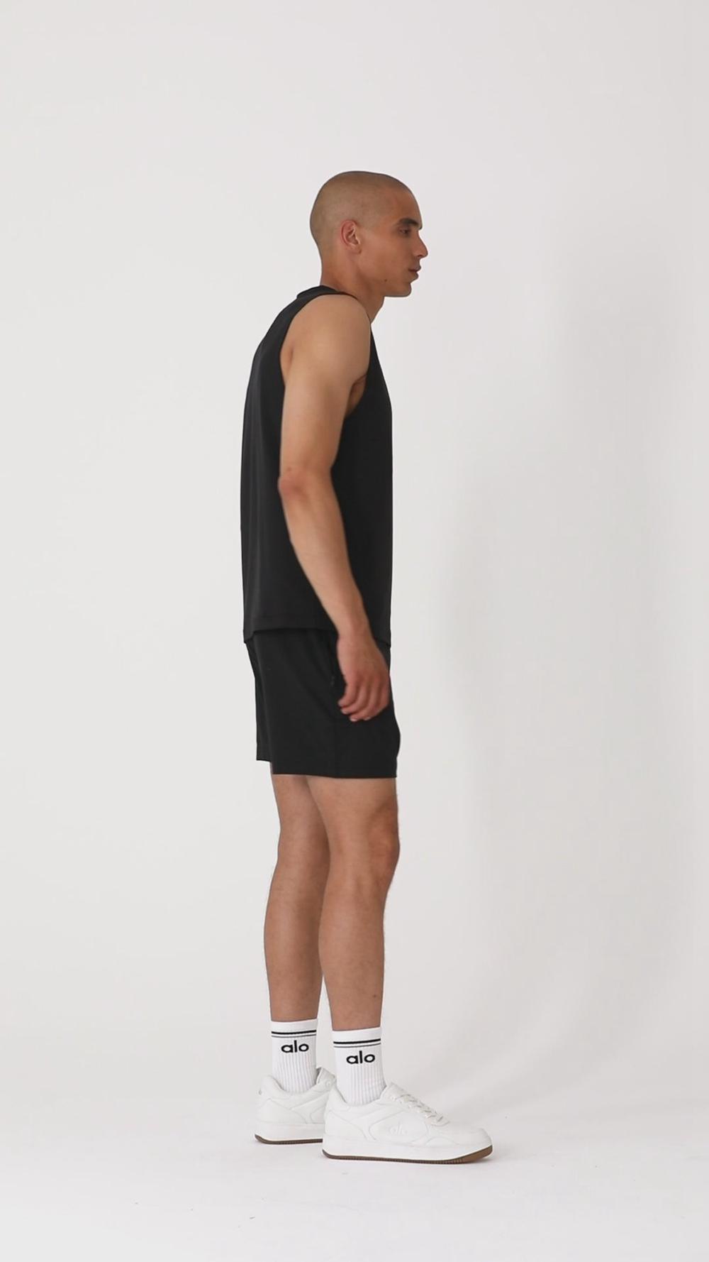 Chestnut Alo Yoga Conquer Muscle Men Tank | KSA  PXU982316