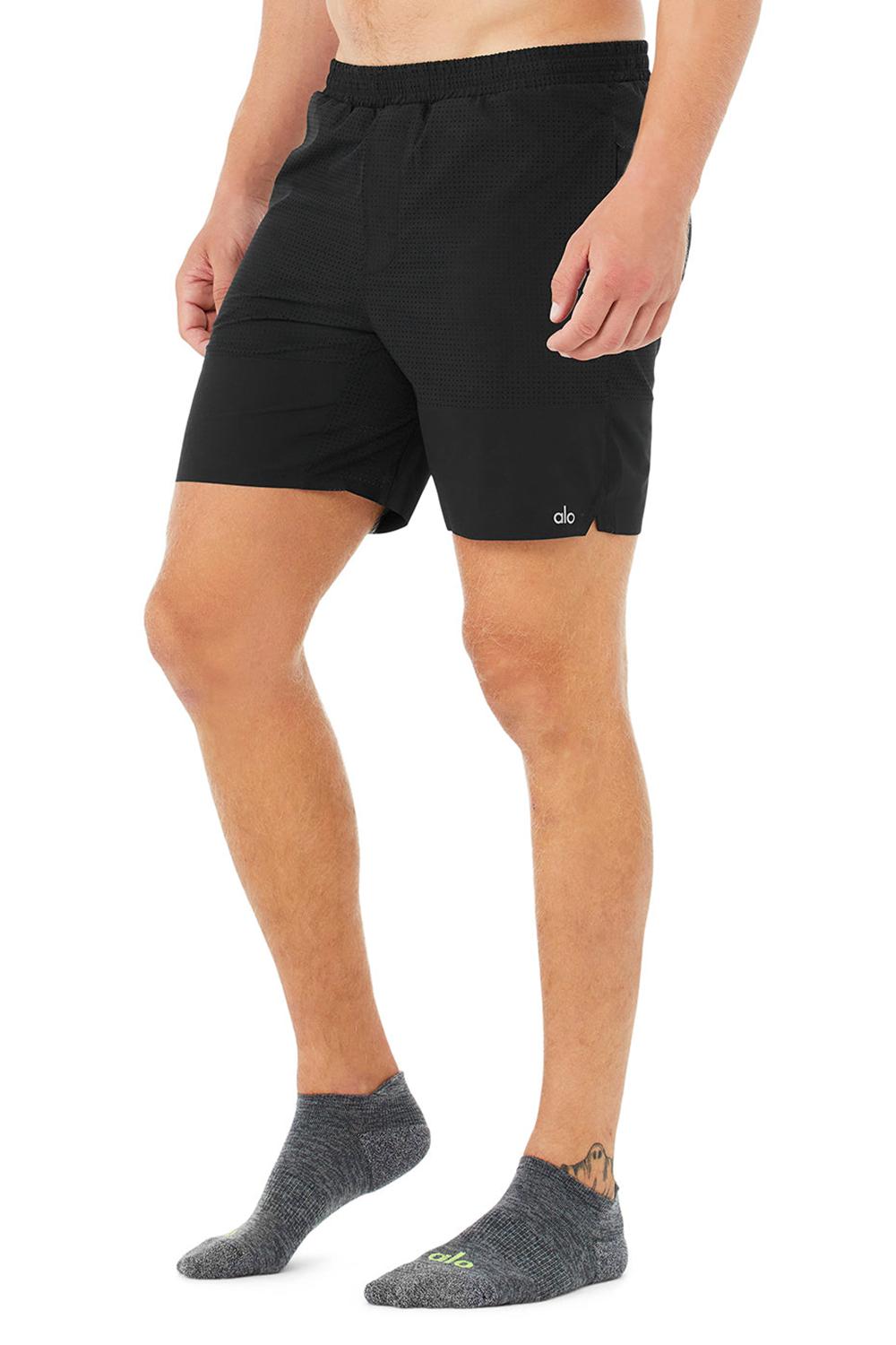 Dark Grey Heather / Highlighter Alo Yoga Performance Tab Men Sock | KSA  TRB928714