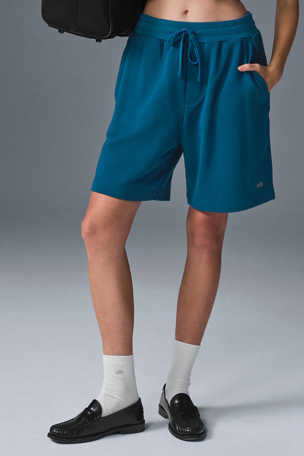 Eclipse Blue Alo Yoga Chill Women Short | KSA  ICD958304