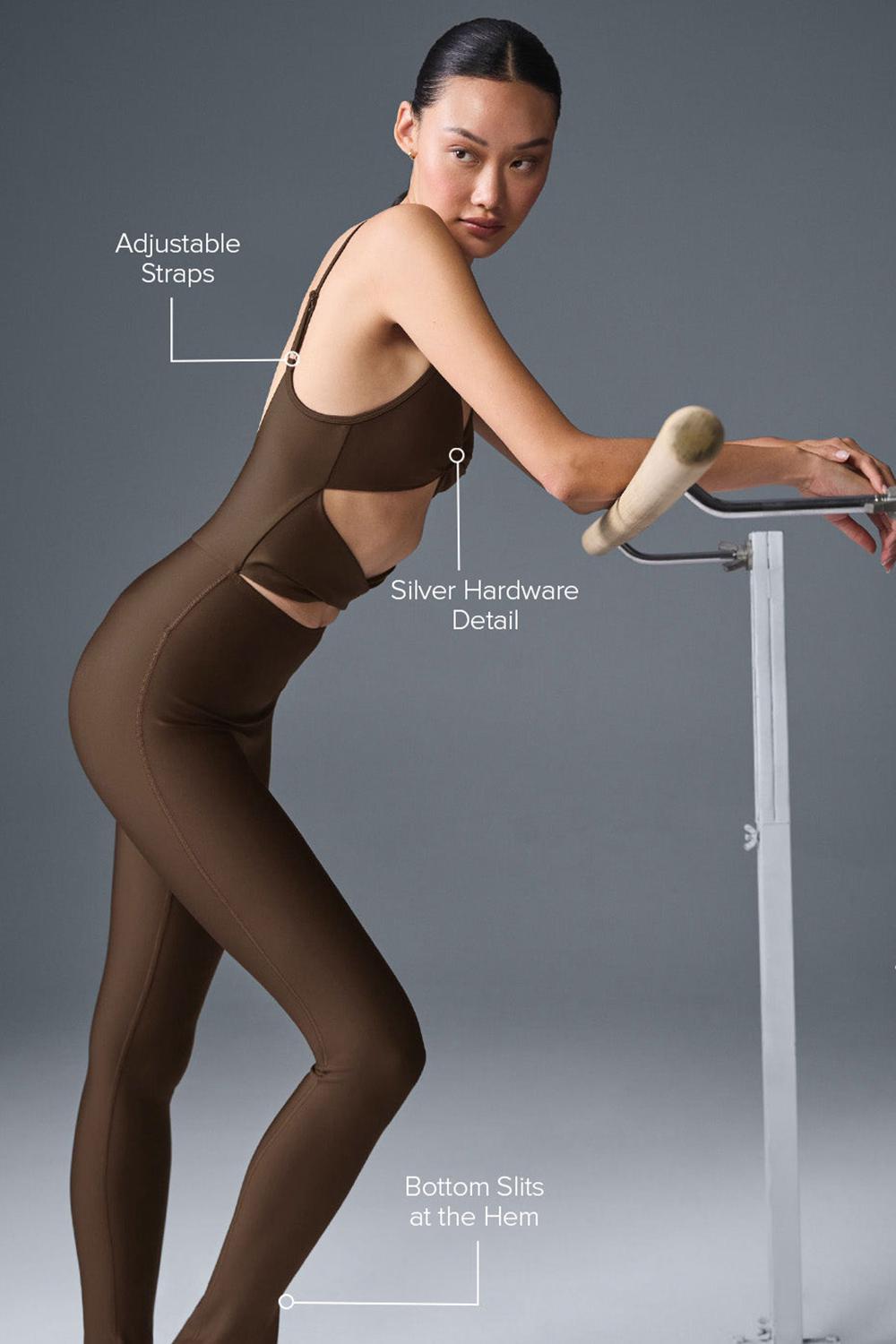 Espresso Alo Yoga Airlift A-List Women Onesie | KSA  DMO567408