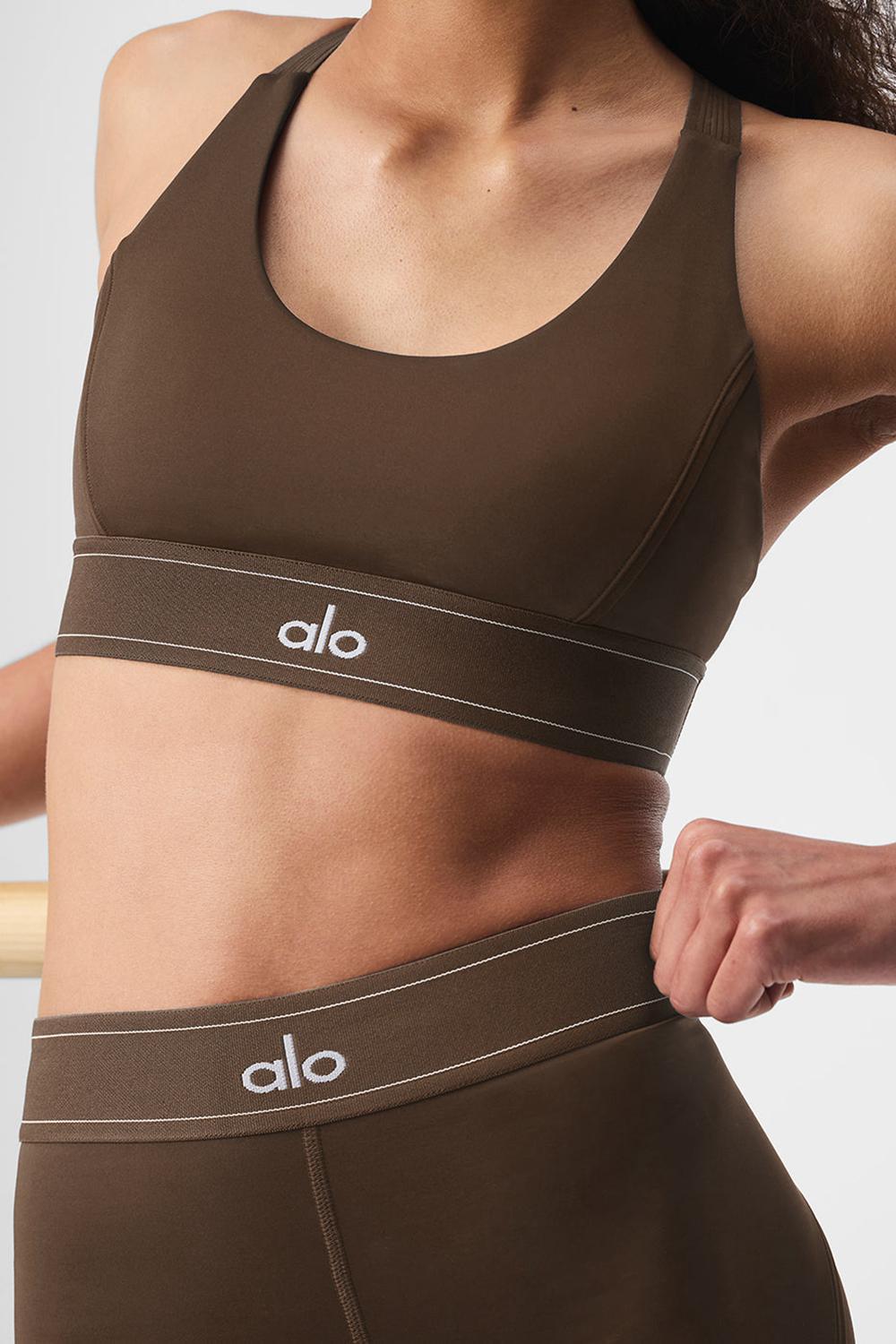 Espresso Alo Yoga Airlift Suit Up Women Bra | KSA  BGS972513