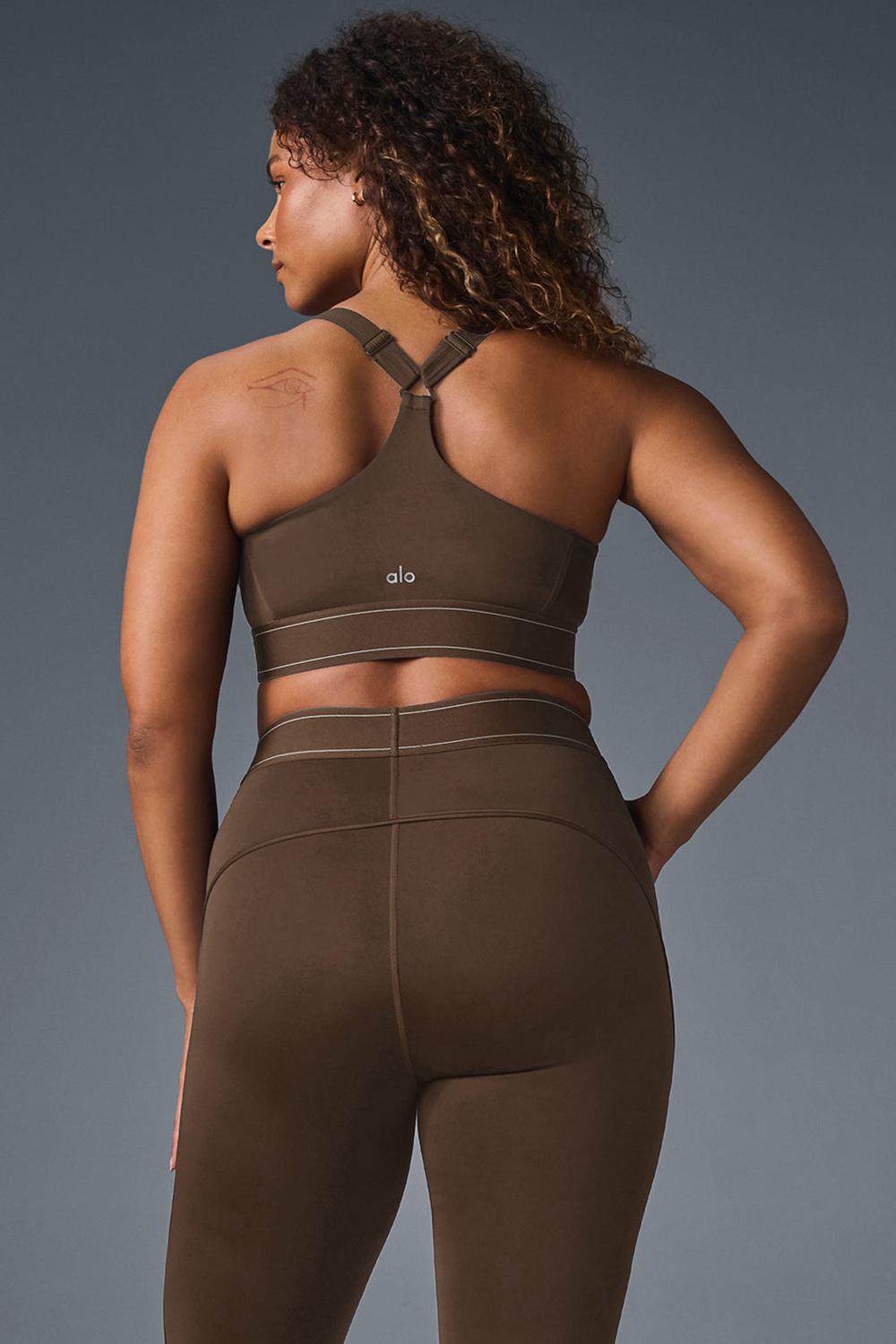 Espresso Alo Yoga Airlift Suit Up Women Bra | KSA  BGS972513