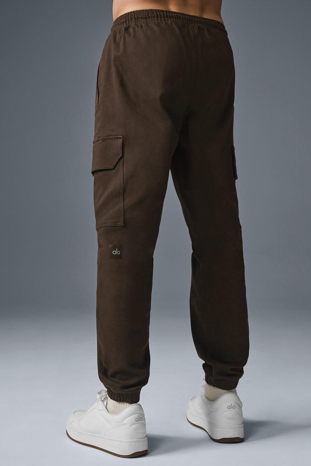 Espresso Alo Yoga Edition Sueded Men Jogger | KSA  CLA231509