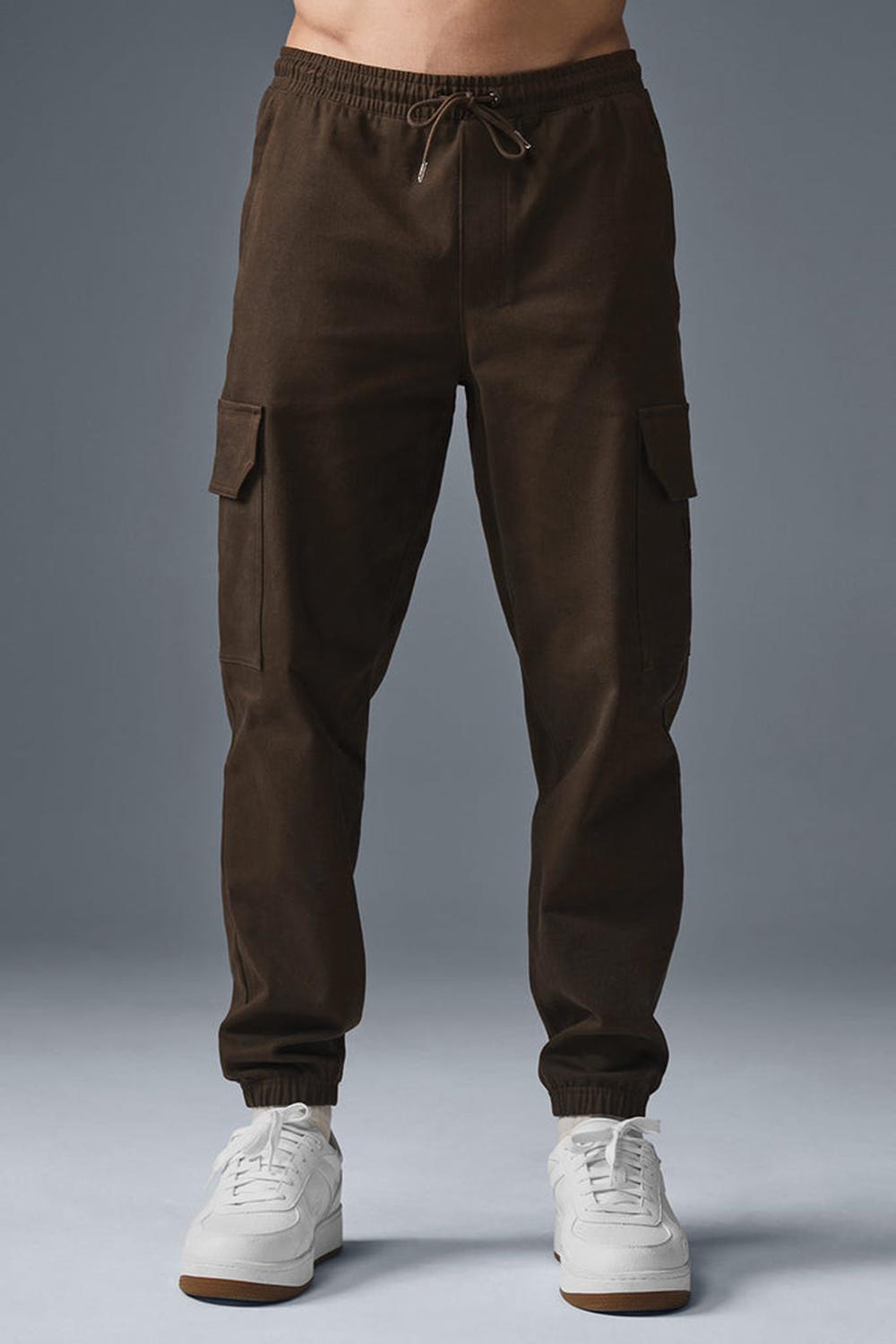 Espresso Alo Yoga Edition Sueded Men Jogger | KSA  CLA231509