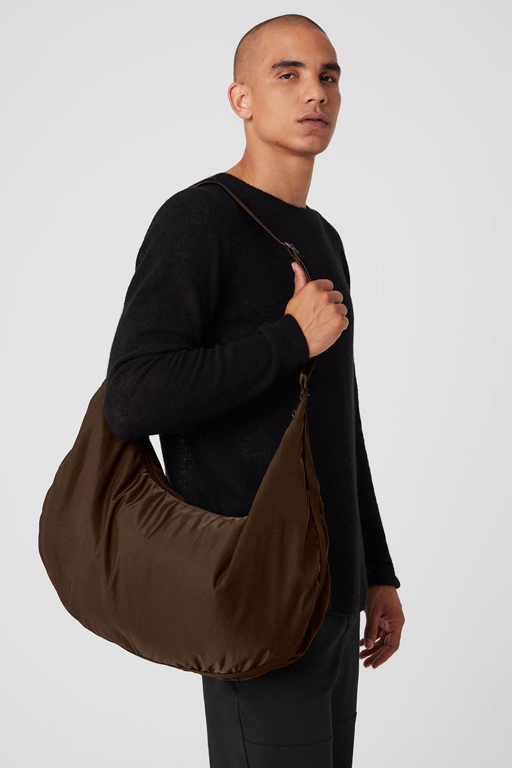 Espresso Alo Yoga Om The Go Gym Women Sling Bag | KSA  SWH296340