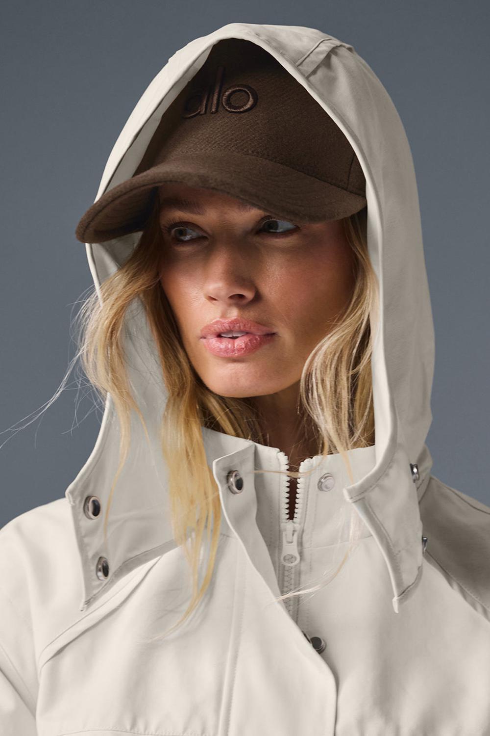 Espresso Alo Yoga Wool District Women Trucker Hat | KSA  CML796521