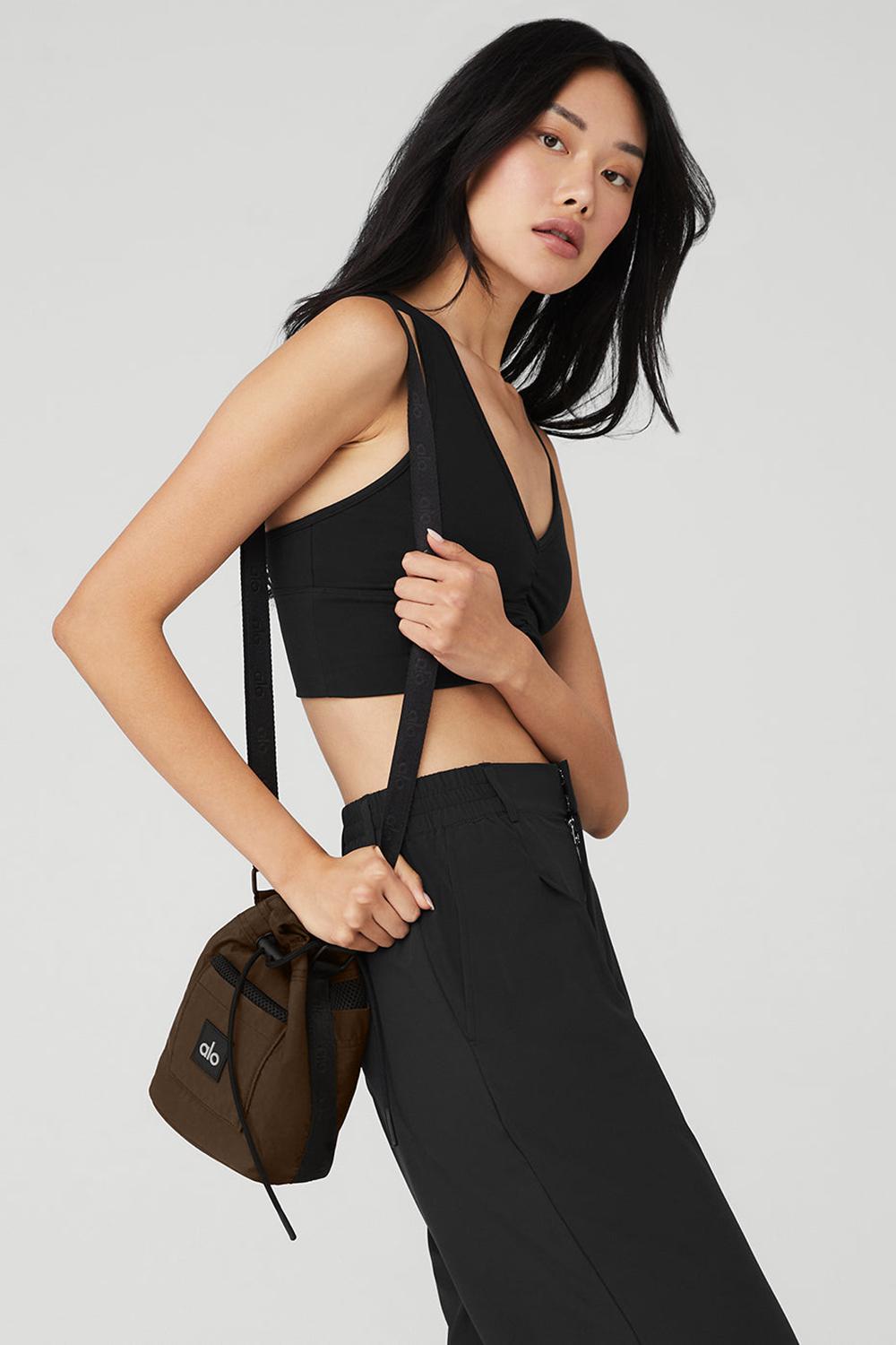 Espresso / Black Alo Yoga Cross Body Bucket Men Bags | KSA  ZSB425309