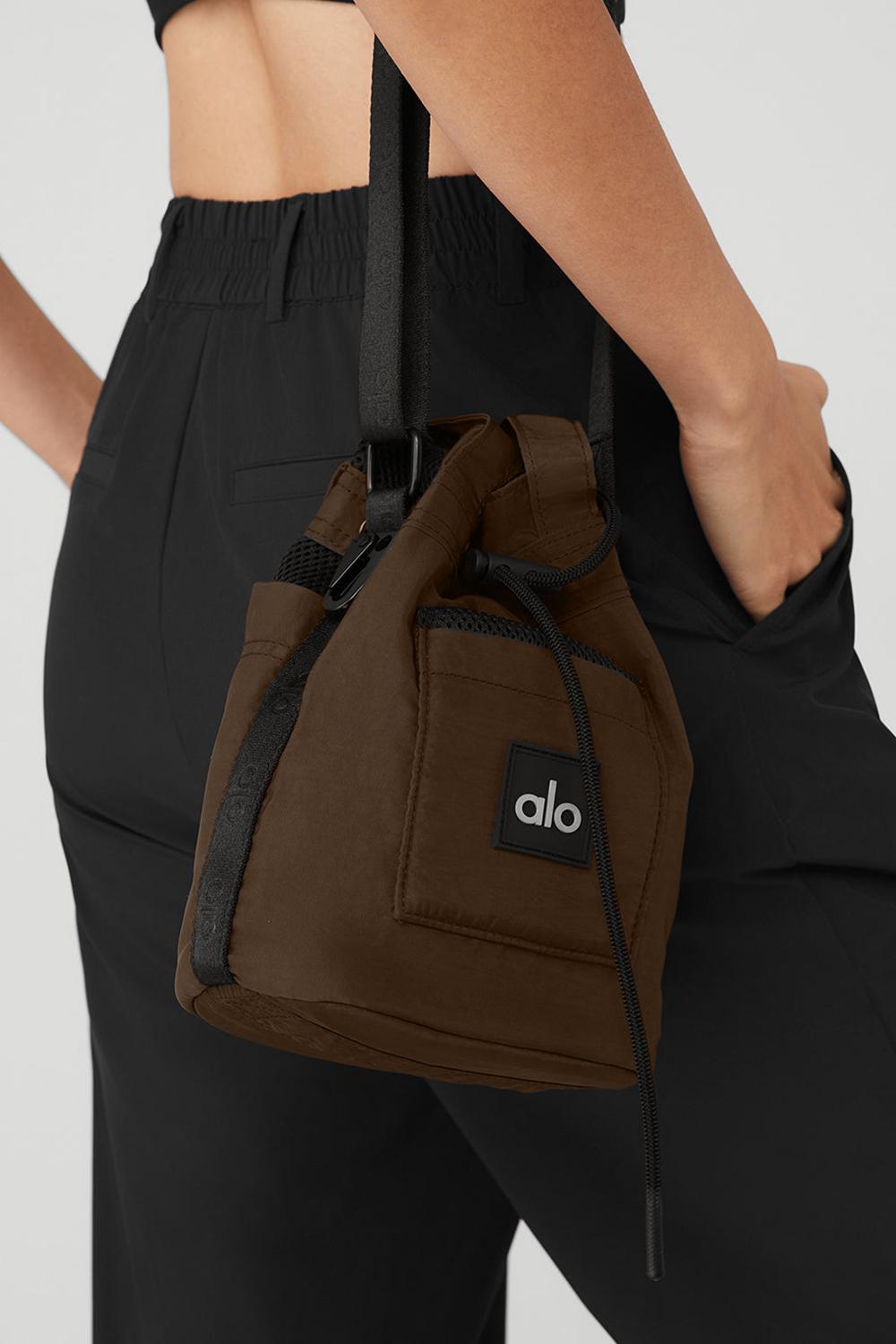 Espresso / Black Alo Yoga Cross Body Bucket Men Bags | KSA  ZSB425309