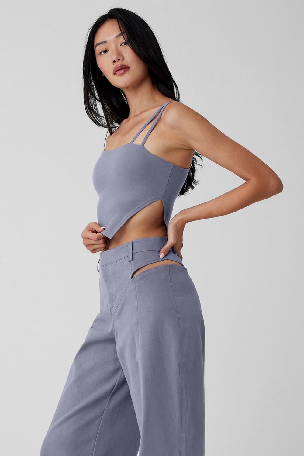 Fog Alo Yoga Alosoft All Night Women Tank | KSA  QSA892437