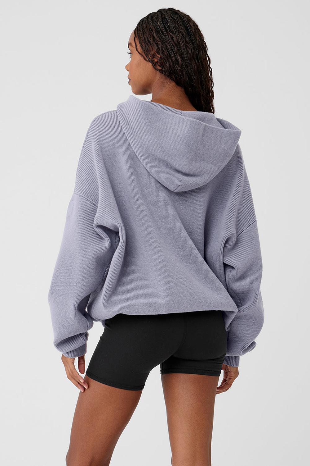 Fog Alo Yoga Scholar Hooded Women Sweater | KSA  MSE326745