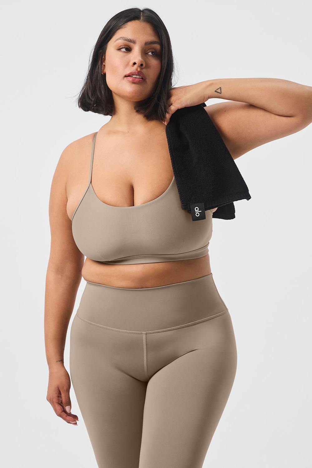 Gravel Alo Yoga Airlift Intrigue Women Bra | KSA  LWN147685