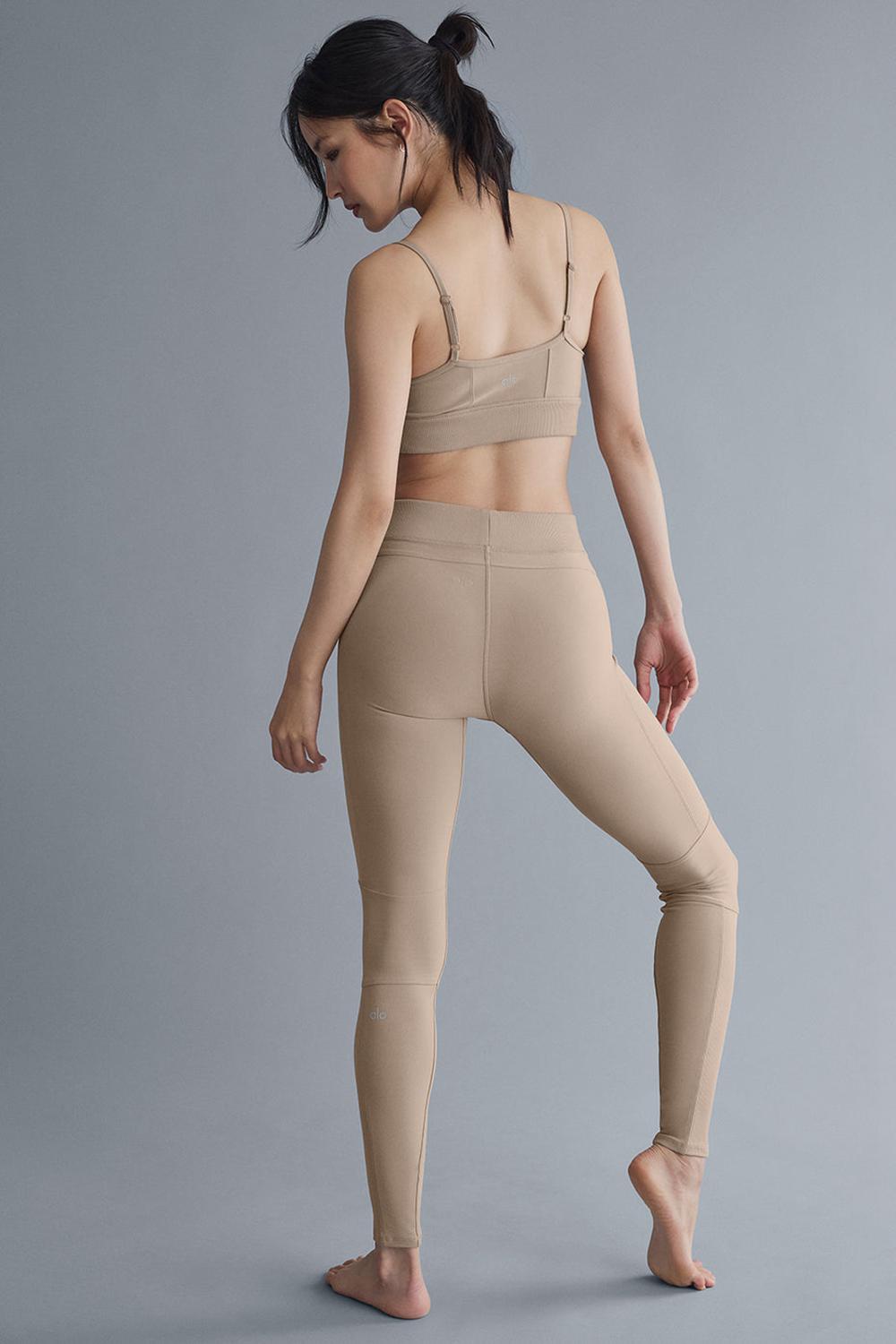 Gravel Alo Yoga Alosoft High-Waist Head Start Women Legging | KSA  ABY950176