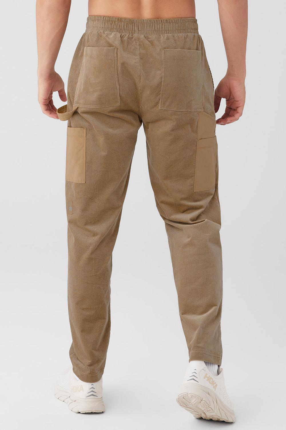 Gravel Alo Yoga Corduroy District Men Sweatpant | KSA  CSK507129