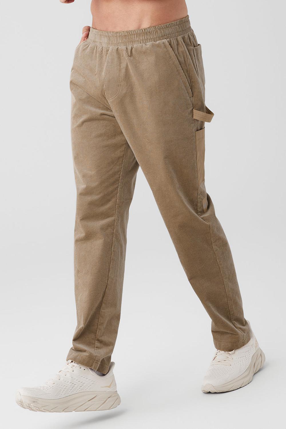 Gravel Alo Yoga Corduroy District Men Sweatpant | KSA  CSK507129