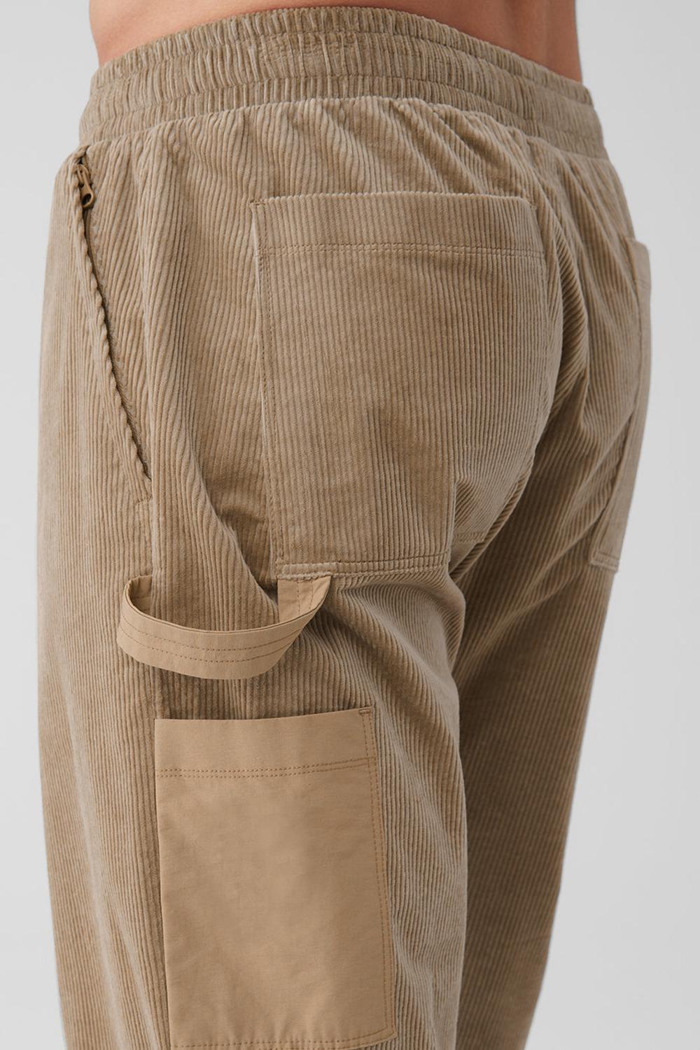 Gravel Alo Yoga Corduroy District Men Sweatpant | KSA  CSK507129