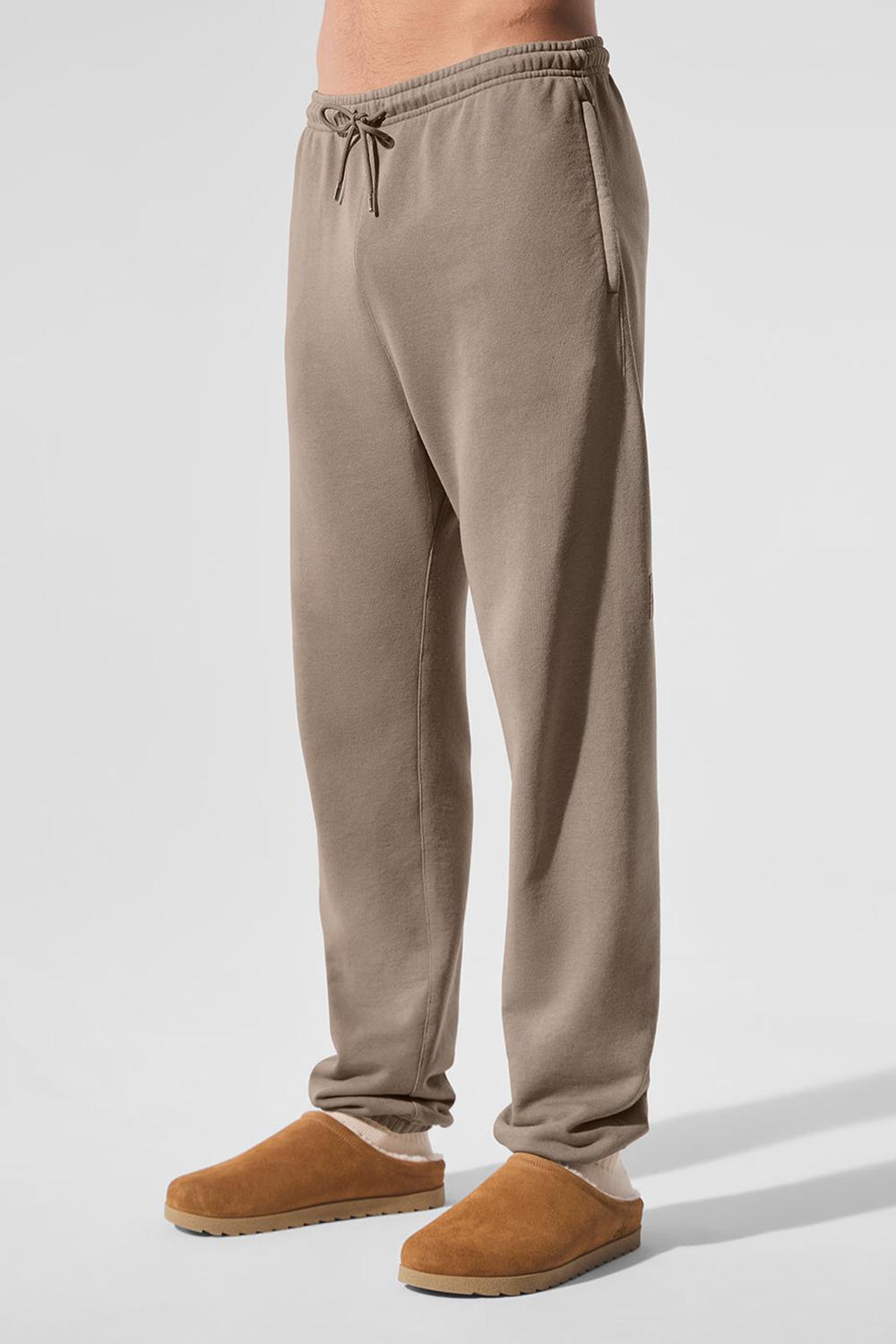 Gravel Wash Alo Yoga Chill Vintage Wash Men Sweatpant | KSA  UZL157380