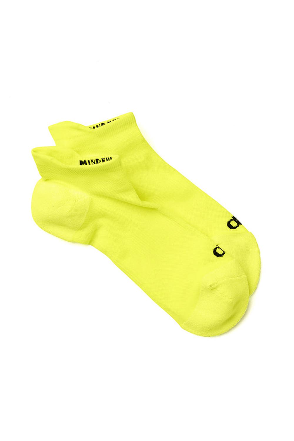 Highlighter / Black Alo Yoga Performance Tab Men Sock | KSA  XZM948671