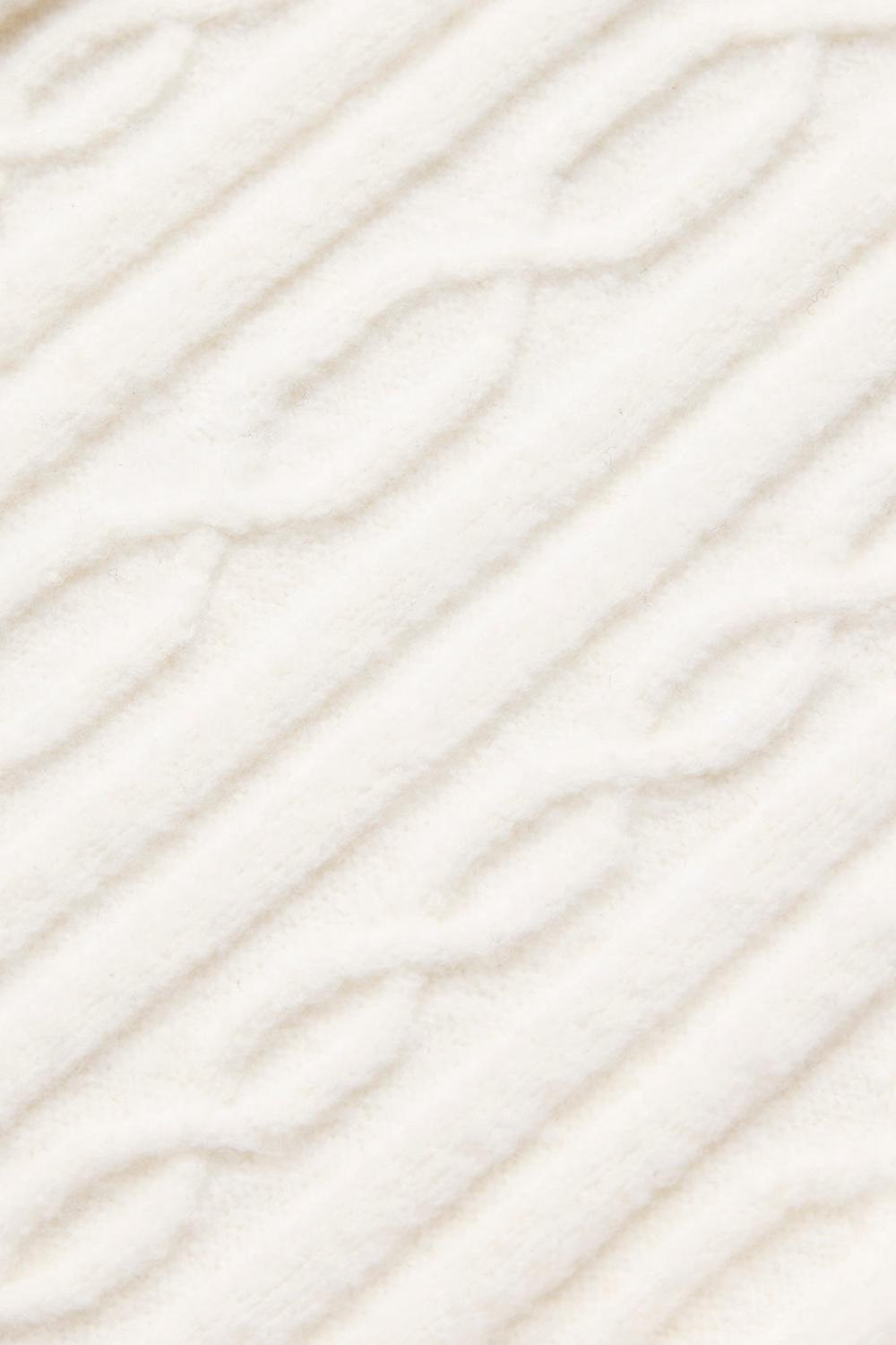 Ivory Alo Yoga Cable Knit Winter Bliss Women Cardigan | KSA  TYE069425