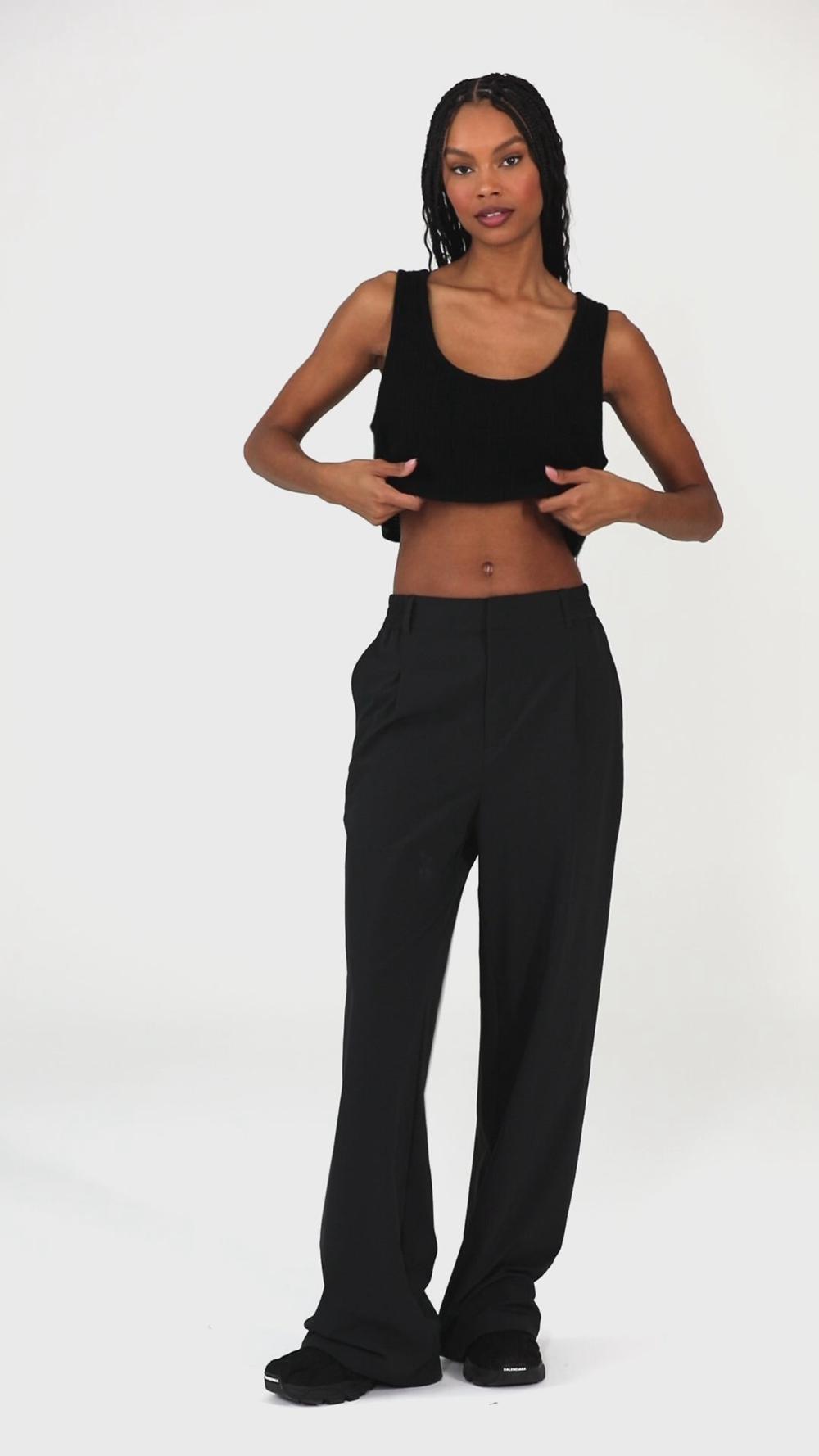 Ivory Alo Yoga Cashmere Plush Waffle Cropped Women Tank | KSA  XEO867531
