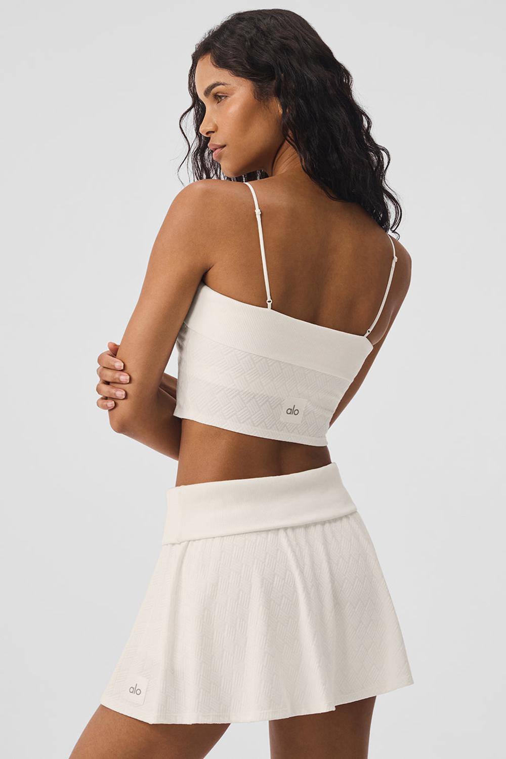 Ivory Alo Yoga Doubles Only Women Bra Tank | KSA  FLD468013