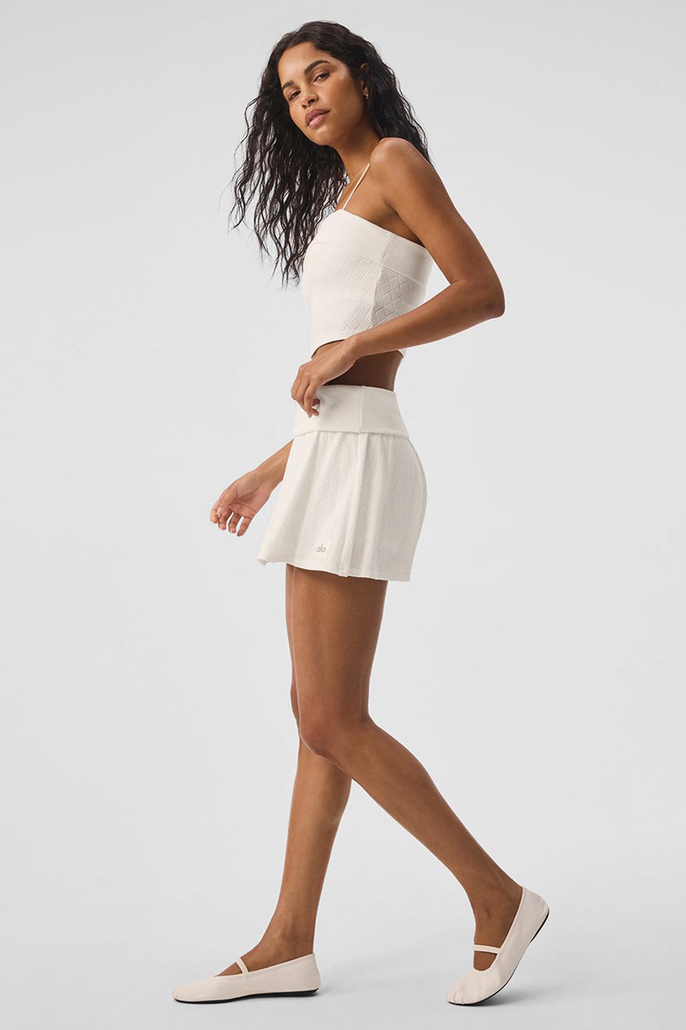 Ivory Alo Yoga Doubles Only Women Bra Tank | KSA  FLD468013