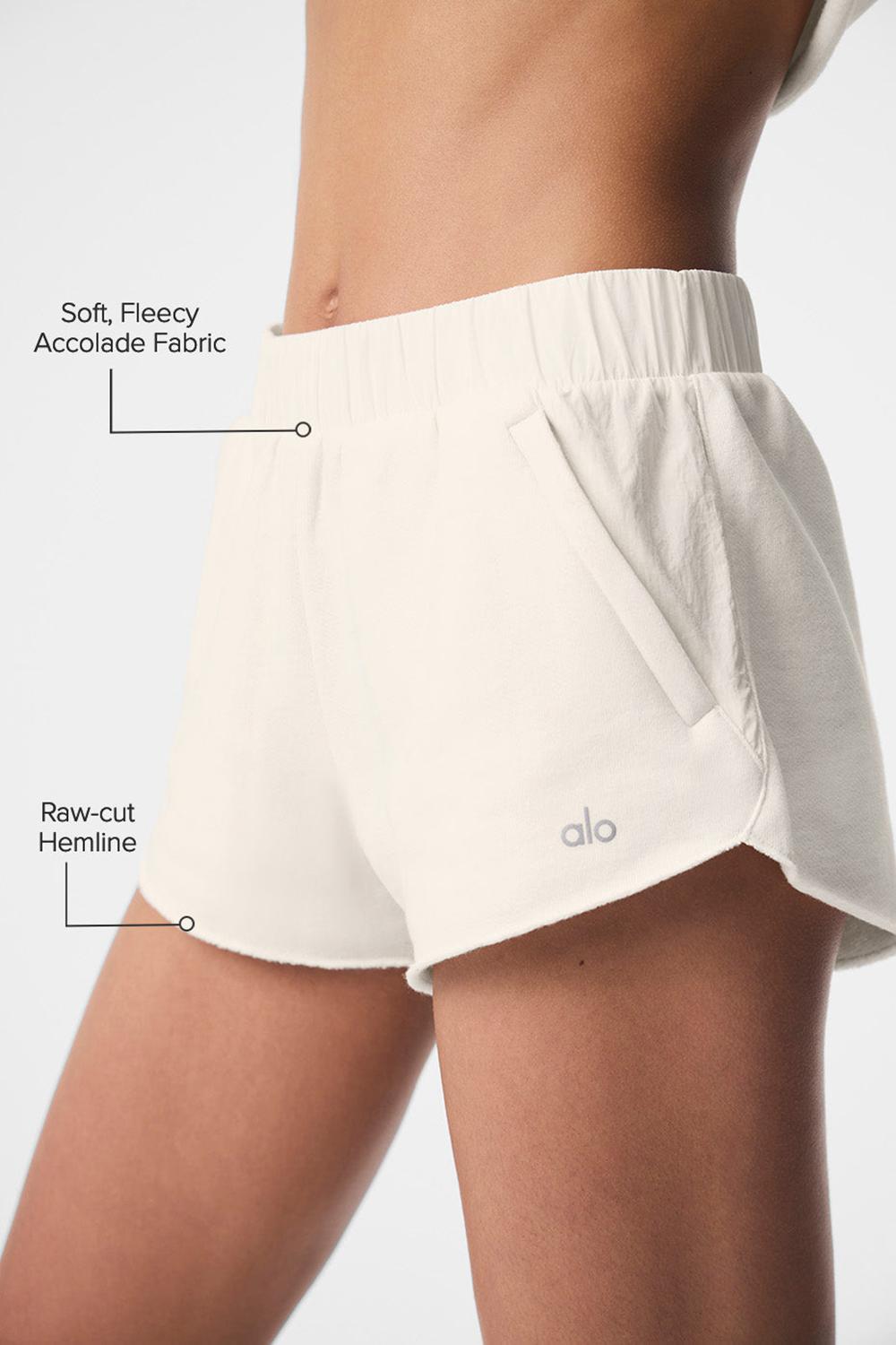 Ivory Alo Yoga In The Air Dolphin Women Short | KSA  WFG312786