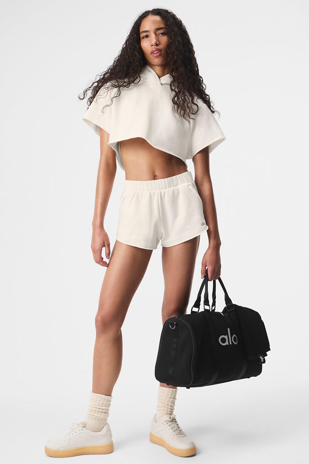 Ivory Alo Yoga In The Air Dolphin Women Short | KSA  WFG312786