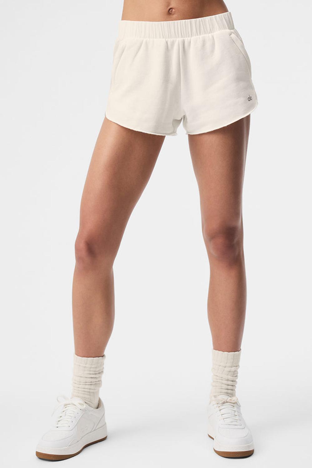 Ivory Alo Yoga In The Air Dolphin Women Short | KSA  WFG312786