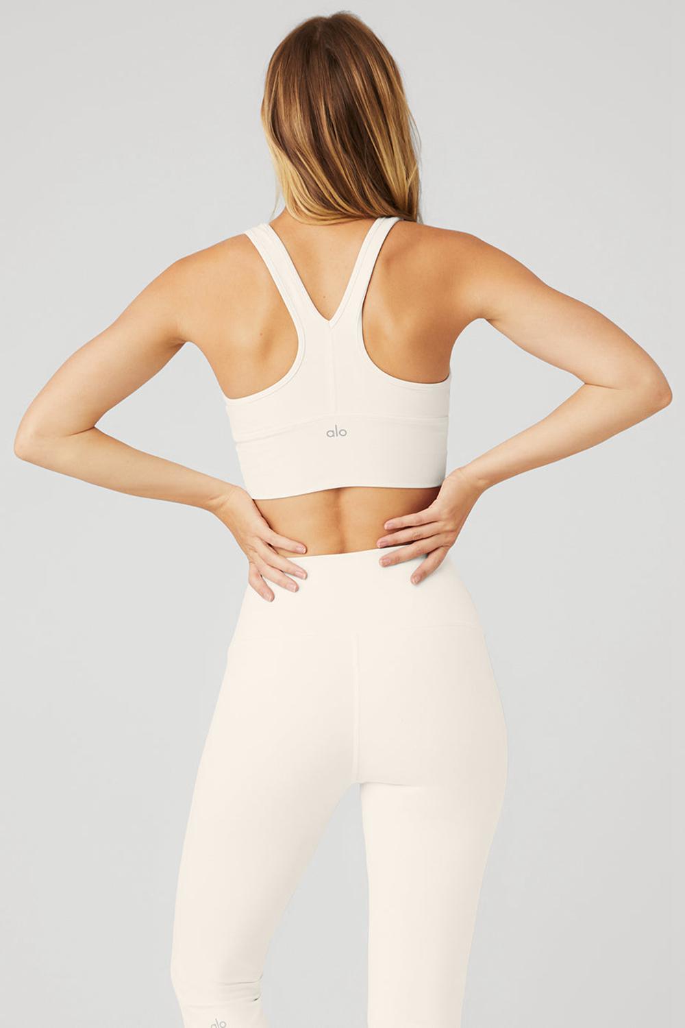 Ivory Alo Yoga Wild Thing Women Bra | KSA  MDF960158