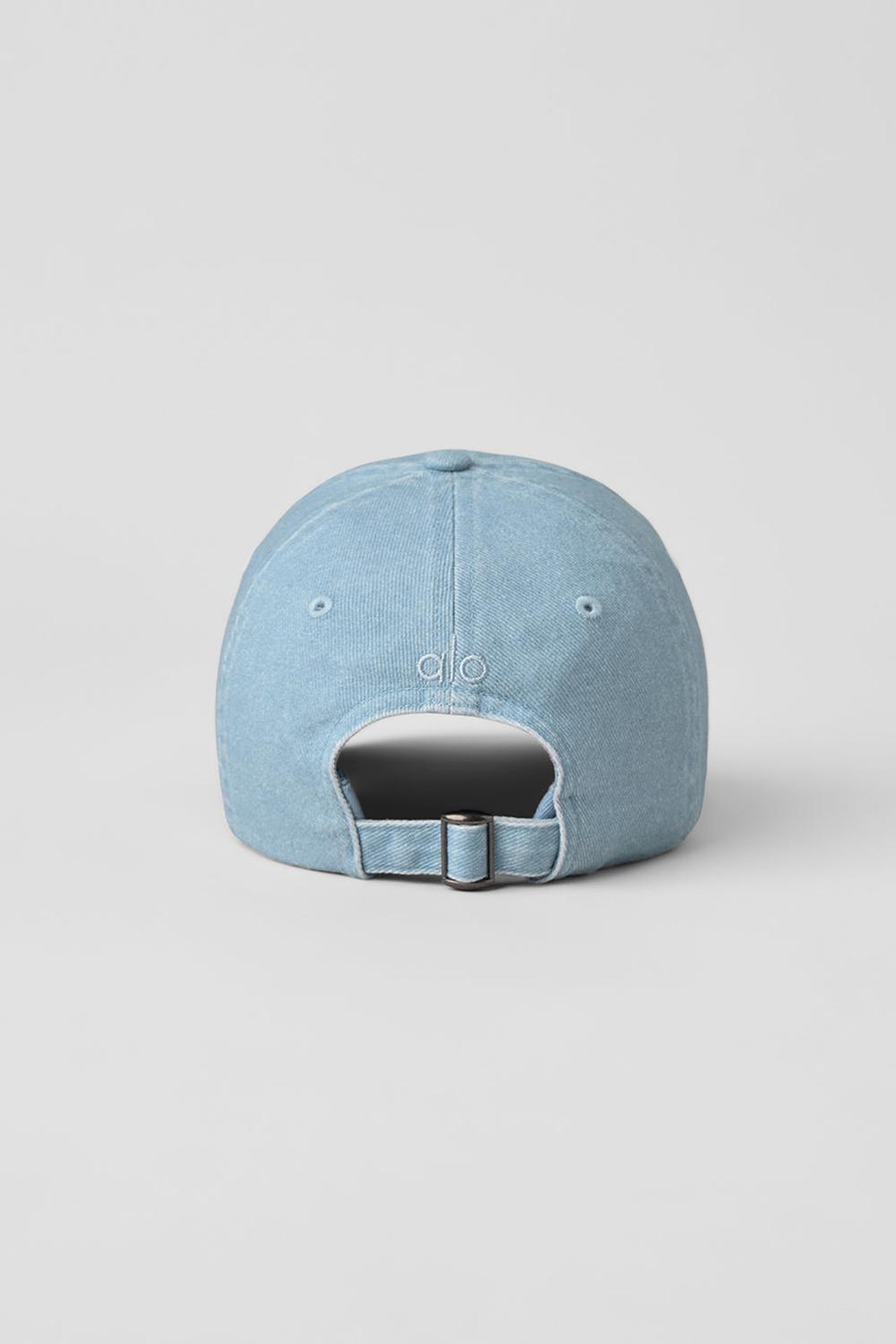 Light Denim Alo Yoga Washed Off-Duty Women Cap | KSA  IZR875260